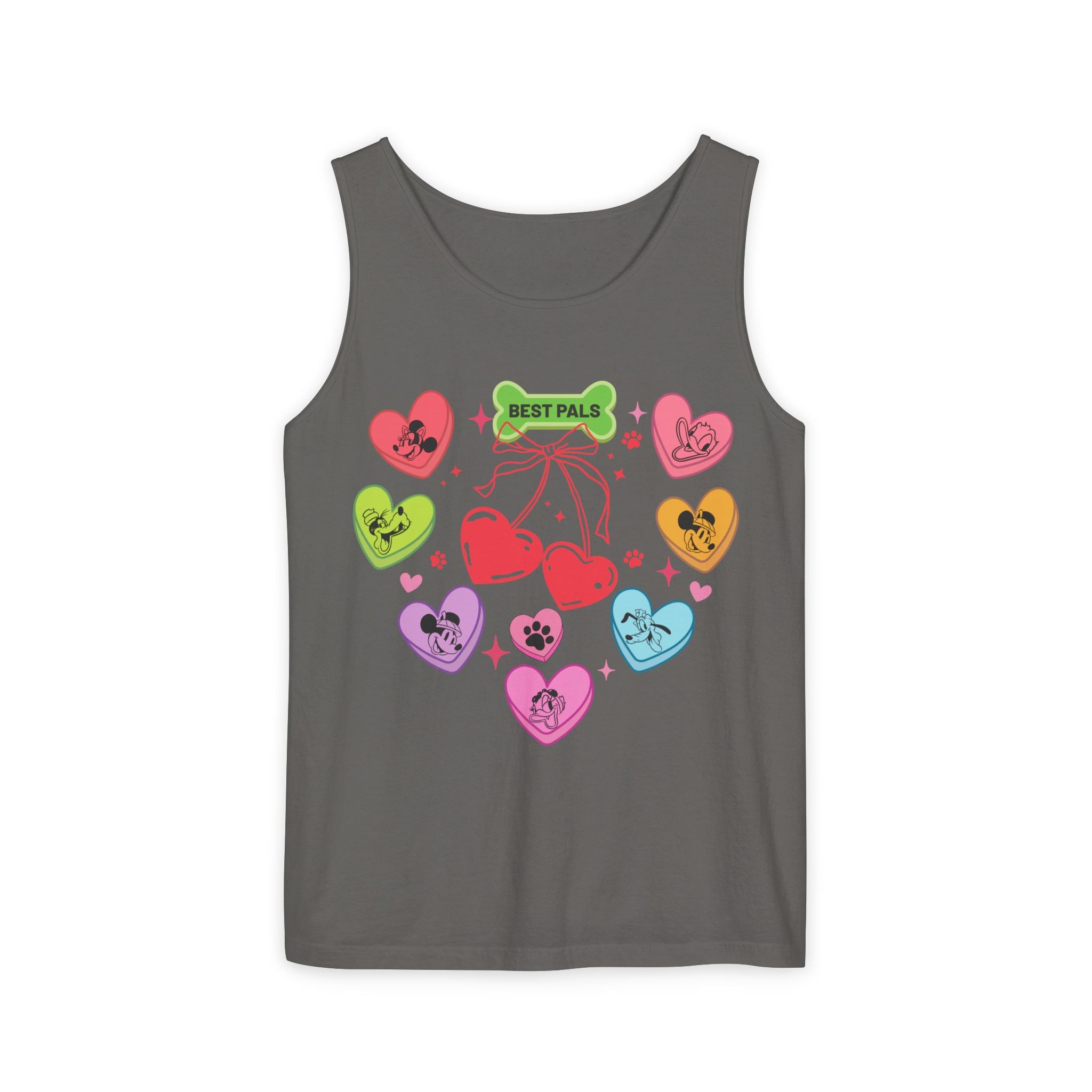 Disney Mickey And Friends Tank Top, Disney Hearts Tank Top, Love Sweat, Disney Valentines Shirt, Valentines Day Gift, Couple Shirt