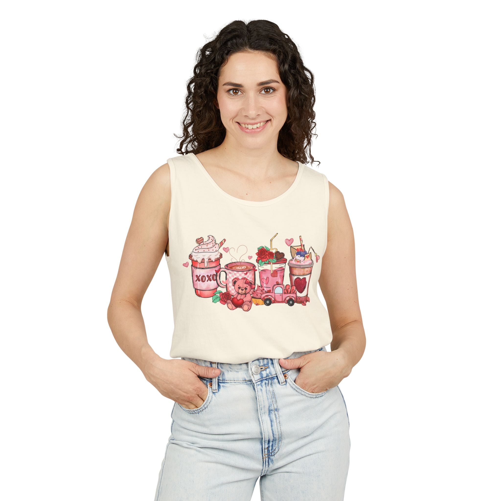 Coffee Valentines Tank Top, Valentines Day Shirt, Valentines Day Tank Top, Valentines Day Coffee Shirt, Coffee Lover Tee