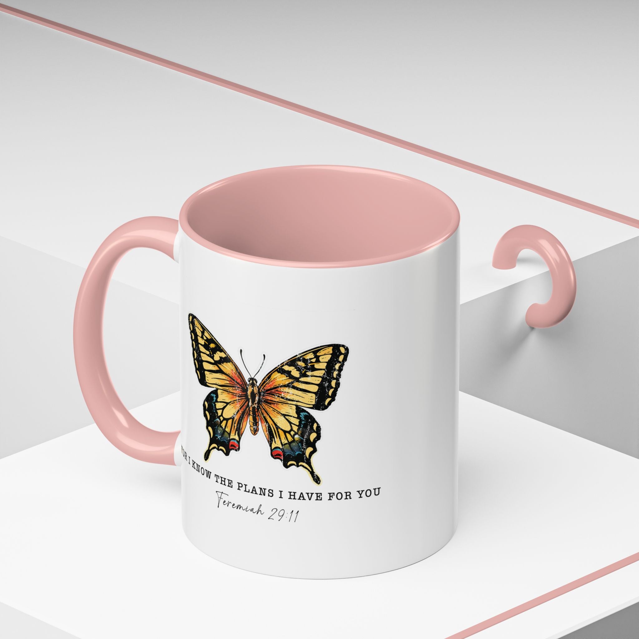 Religious Coffee Mug, Jesus Mug, For I Know The Plans I Have For You, Christian Cup, Faith Mug, Bible Verse