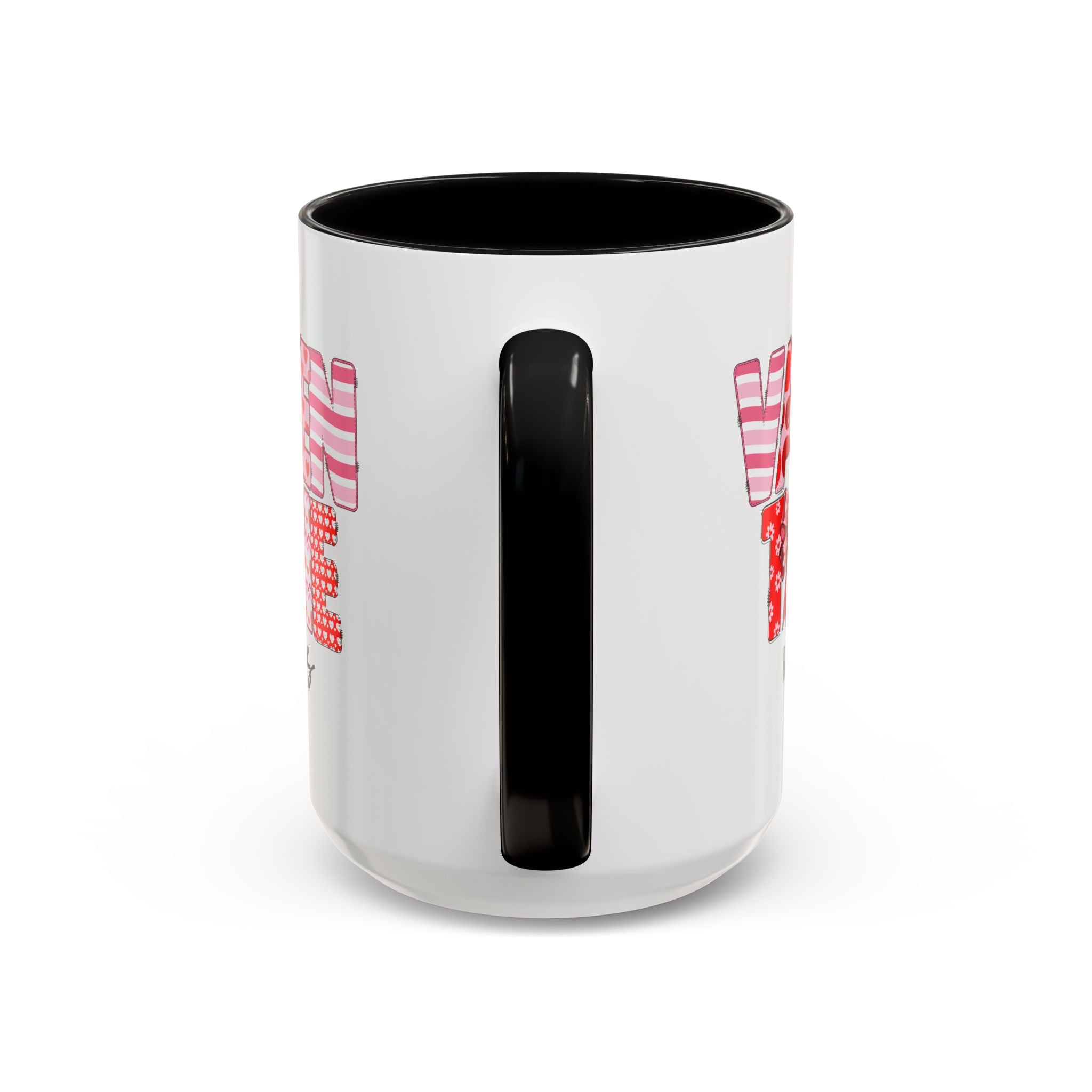 Valentine Vibes Coffee Mug, Coquette Valentine Vibes Mug, Brushstroke Valentine Coffee Cup, Gift For Her