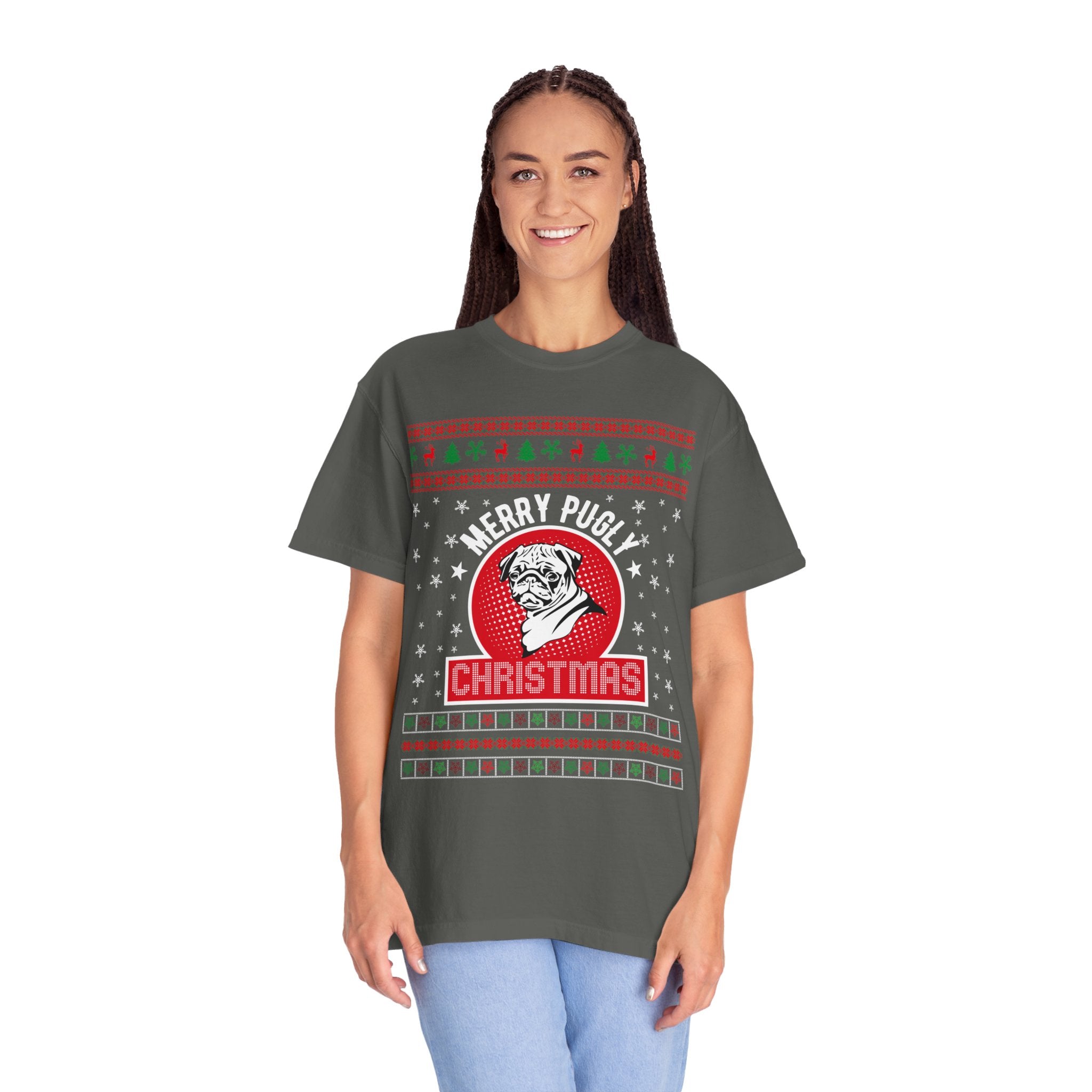 Ugly Pug Christmas Tshirt, Pug Tee, Pug Shirt, Pug Christmas Shirt, Pug Christmas Tee, Dog Christmas Shirt, Pug Christmas