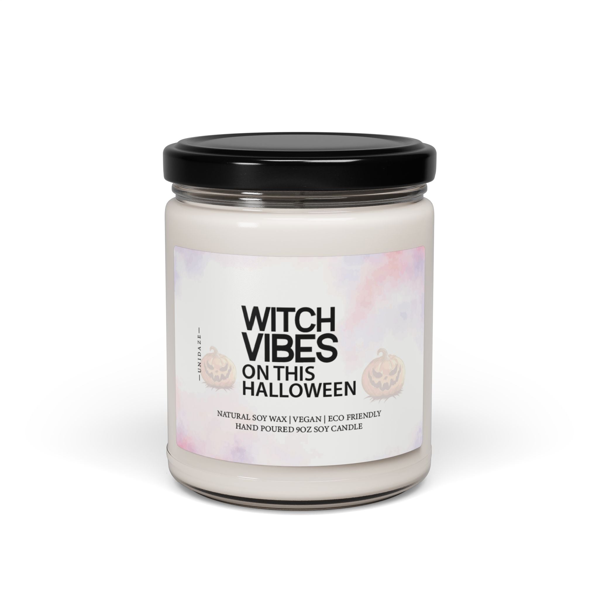 WITCH VIBES Candle, Halloween Candle, Halloween Party Favor, Funny Halloween Decor, Custom Candle, Halloween Gifts, Halloween Decoration