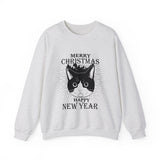 Meowy Christmas Sweatshirt, Cat Christmas Shirt, Cat Lover Christmas, Cute Christmas Shirt, Kitten Christmas, Animal Lover, Cat Mom Christmas