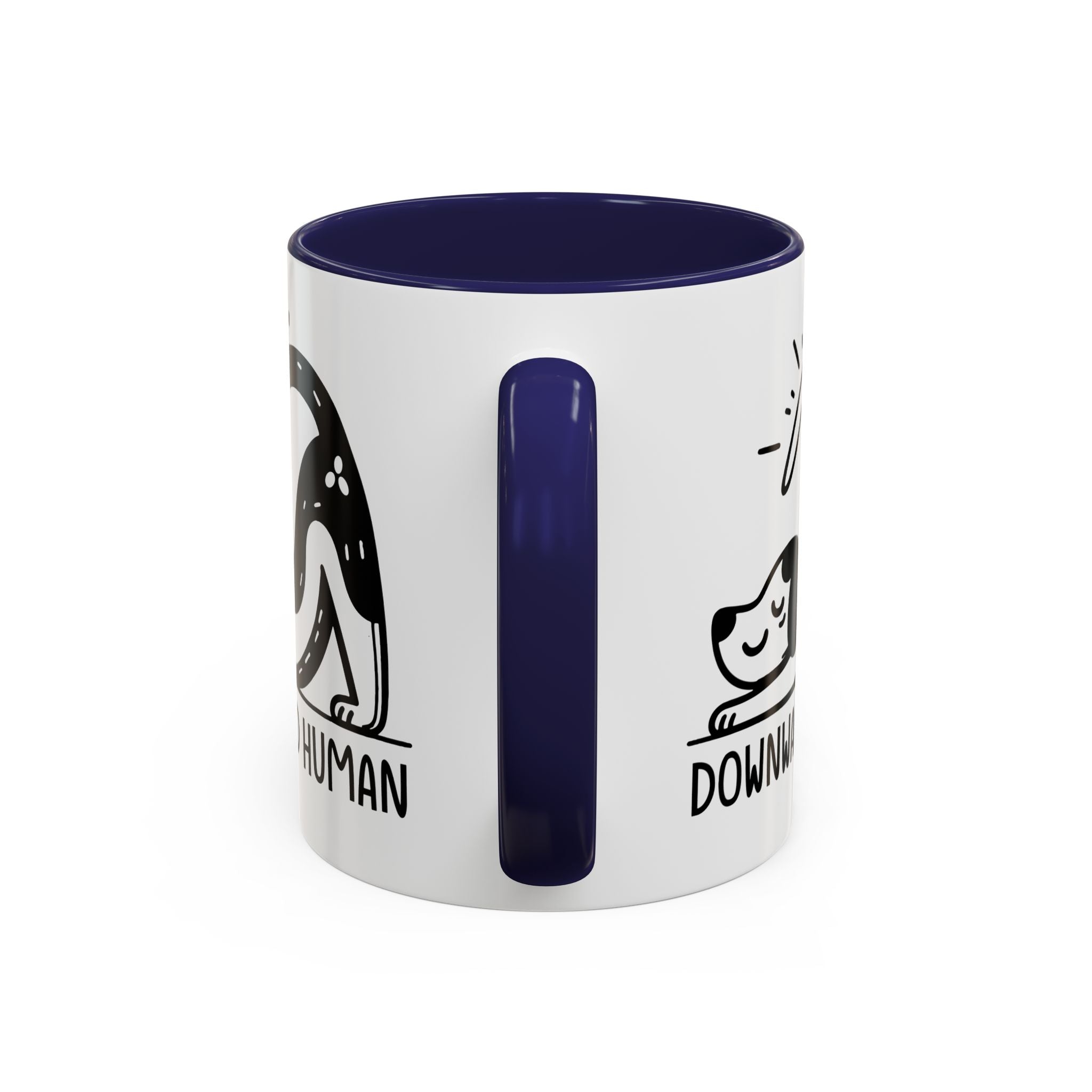 Downward Human Yoga Dog Coffee Mug, Dog Yoga Mug, Dog Owner Gifts, Funny Meditation Gifts, Yogi Pet Owner Gift, Yoga Coffee Mug