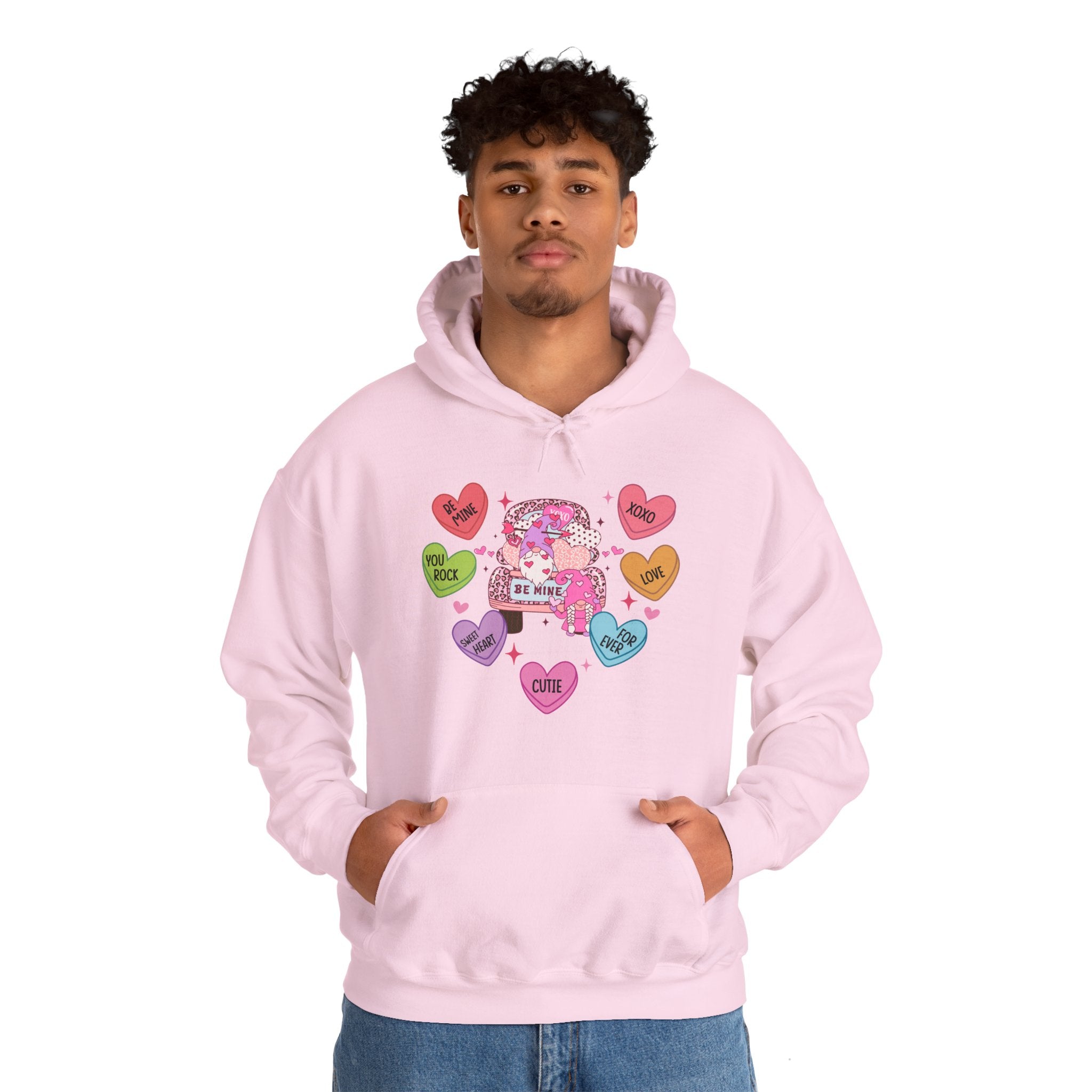 Candy Hearts Hoodie, Candy Hearts Sweatshirt, Valentine's Day Gift Shirt, Valentine's Day Heart Sweatshirt, Conversation hearts Sweatshirt