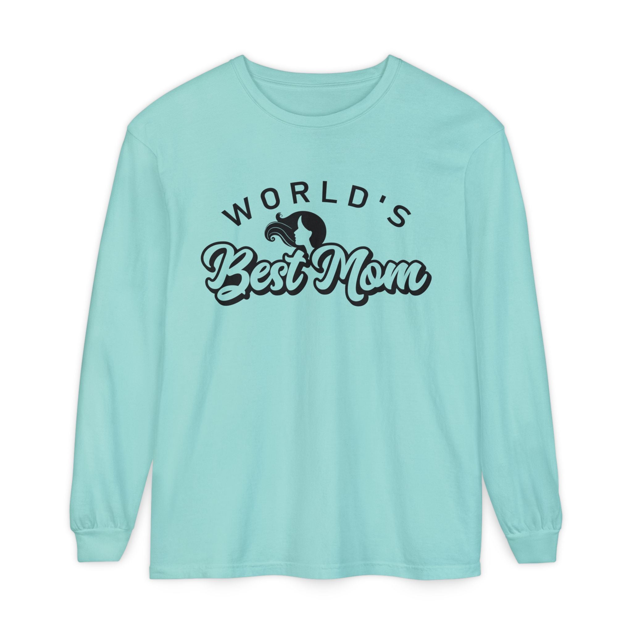 World's Best Mom Long Sleeve T-Shirt, World's Best Mom, Mother's Day Shirt, Gift for Mama, Cute Mom Shirt, Mother's Day Gift Shirt