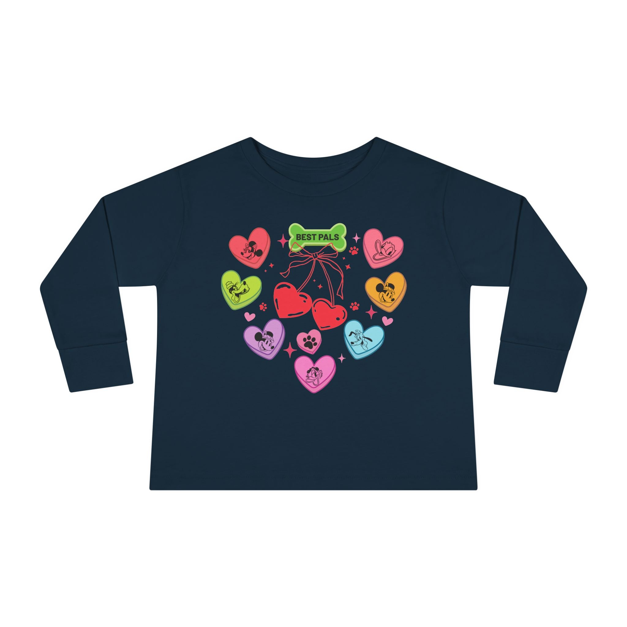 Disney Mickey And Friends Toddler Long Sleeve, Disney Valentines Kids Shirt, Cute Disney Shirt, Mickey And Co Toddler Shirt, Disney Live Shirt