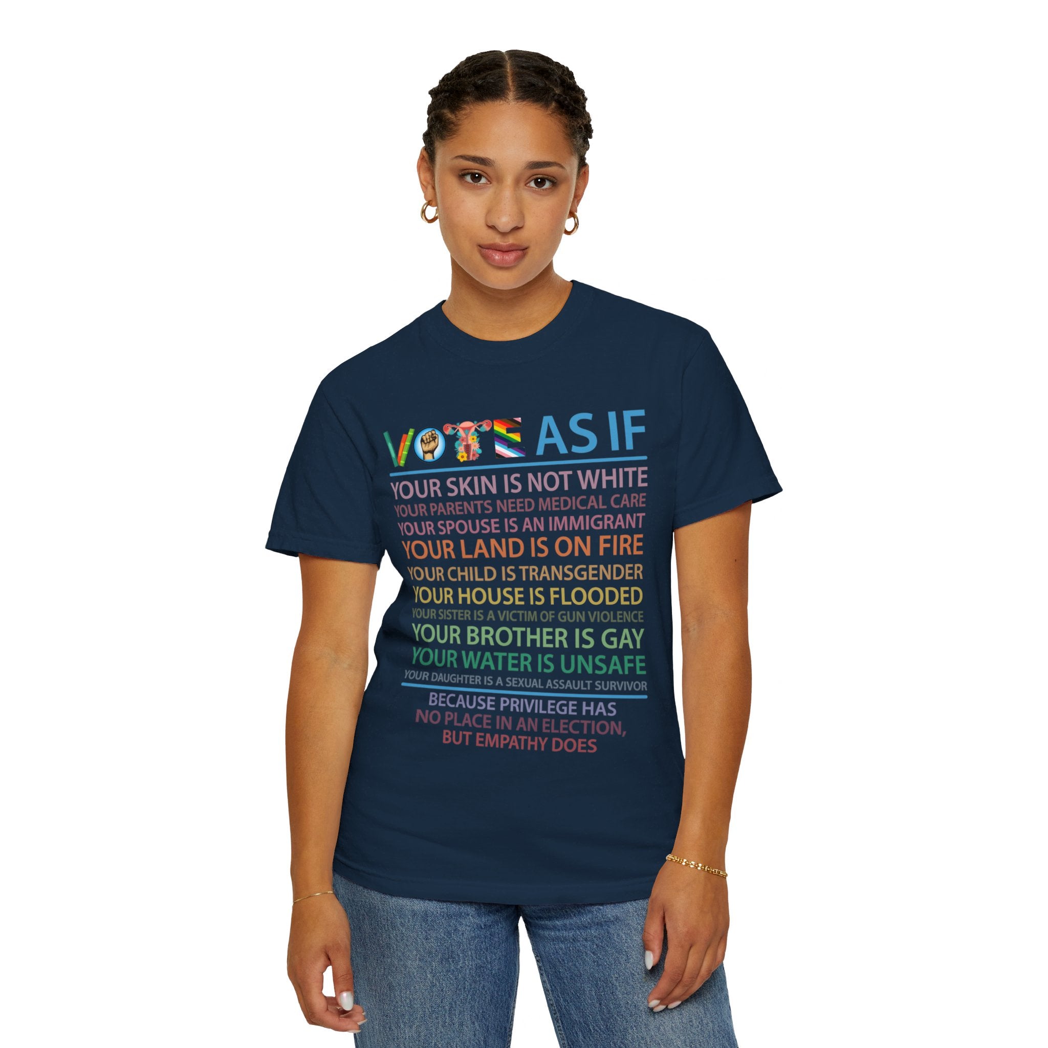 Vote As If Shirt, Custom Register Tee, Election Shirt, Voter T-Shirt, Voting Tee, Vote Gift, Equality Shirt, Pro Choice Shirt, Roe v Wade Shirt