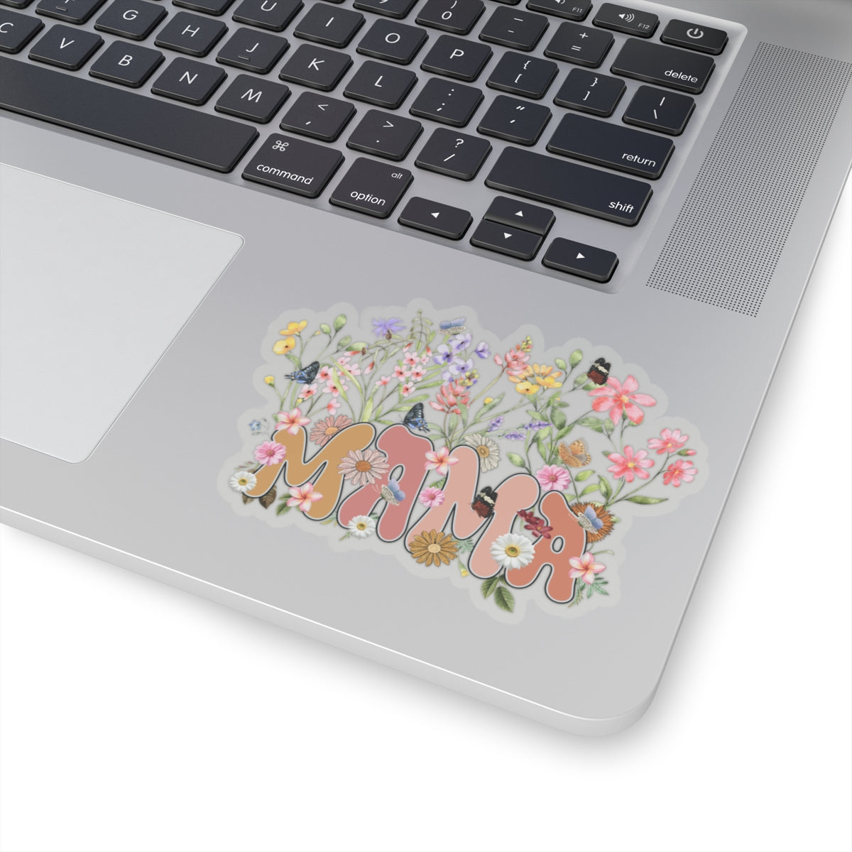 Wildflowers Mama Kiss-Cut Stickers, Mama Gift, Mama Sticker,, Retro vibe, Gift For Mom