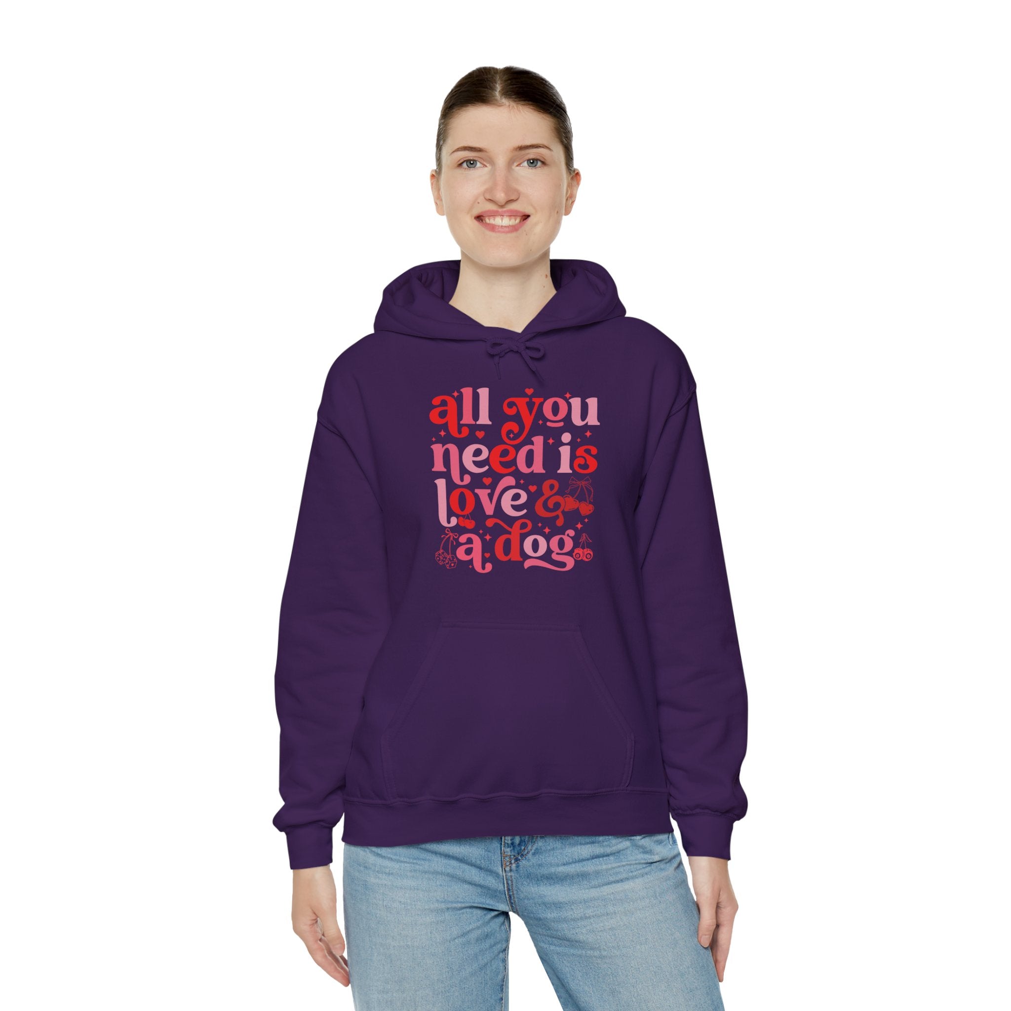 All You Need Is Love And A Dog Hoodie, Dog Lover Shirt, Dog Lover Gift, Dog Mom Shirt, Dog Quote Shirt, Dog Owner Shirt, Dog Mama Shirt