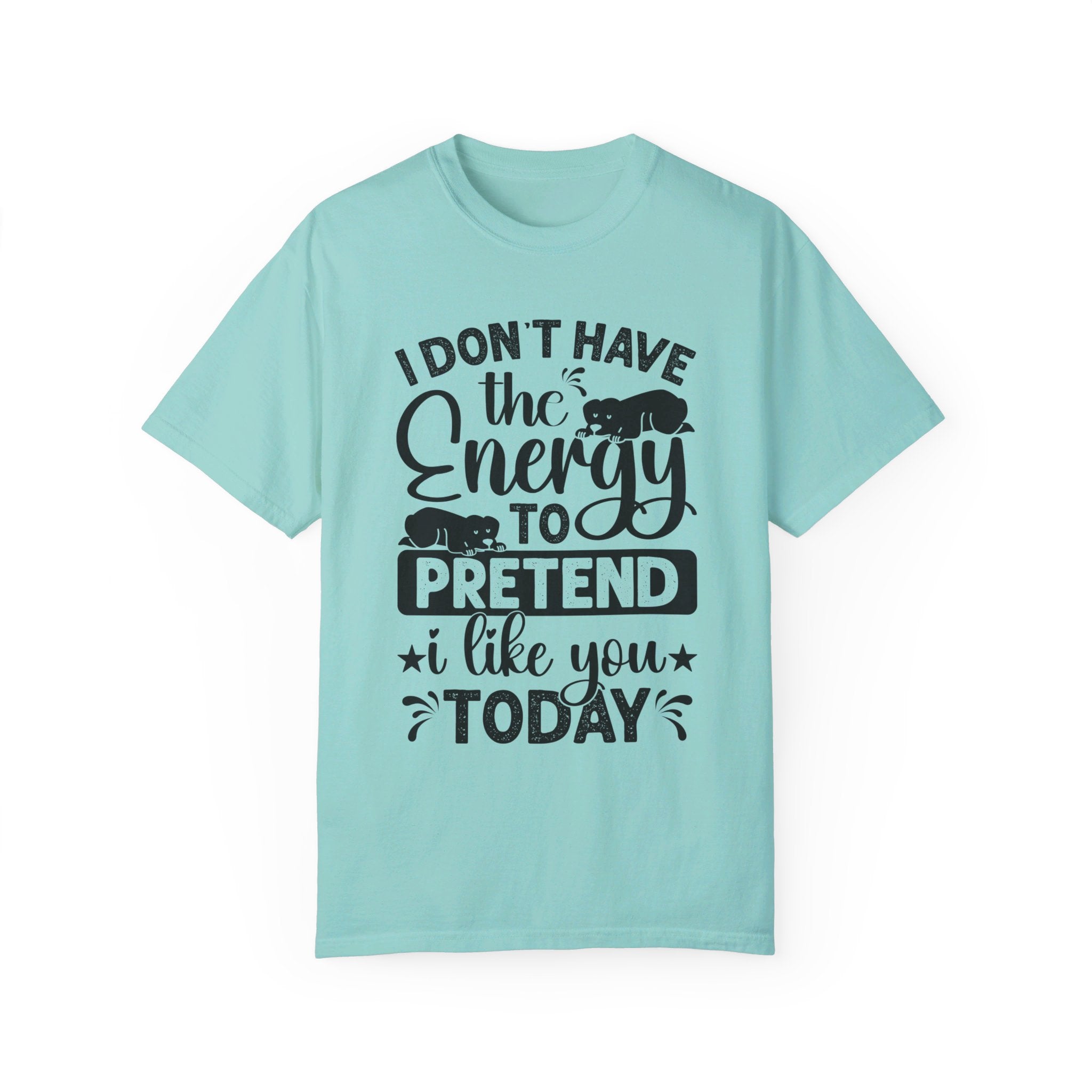 I Don't Have The Energy To Pretend I Like You Today Shirt, Funny Sarcastic Shirt, Sarcastic Quote Shirt, Sarcastic Shirt, Funny Women's Tee