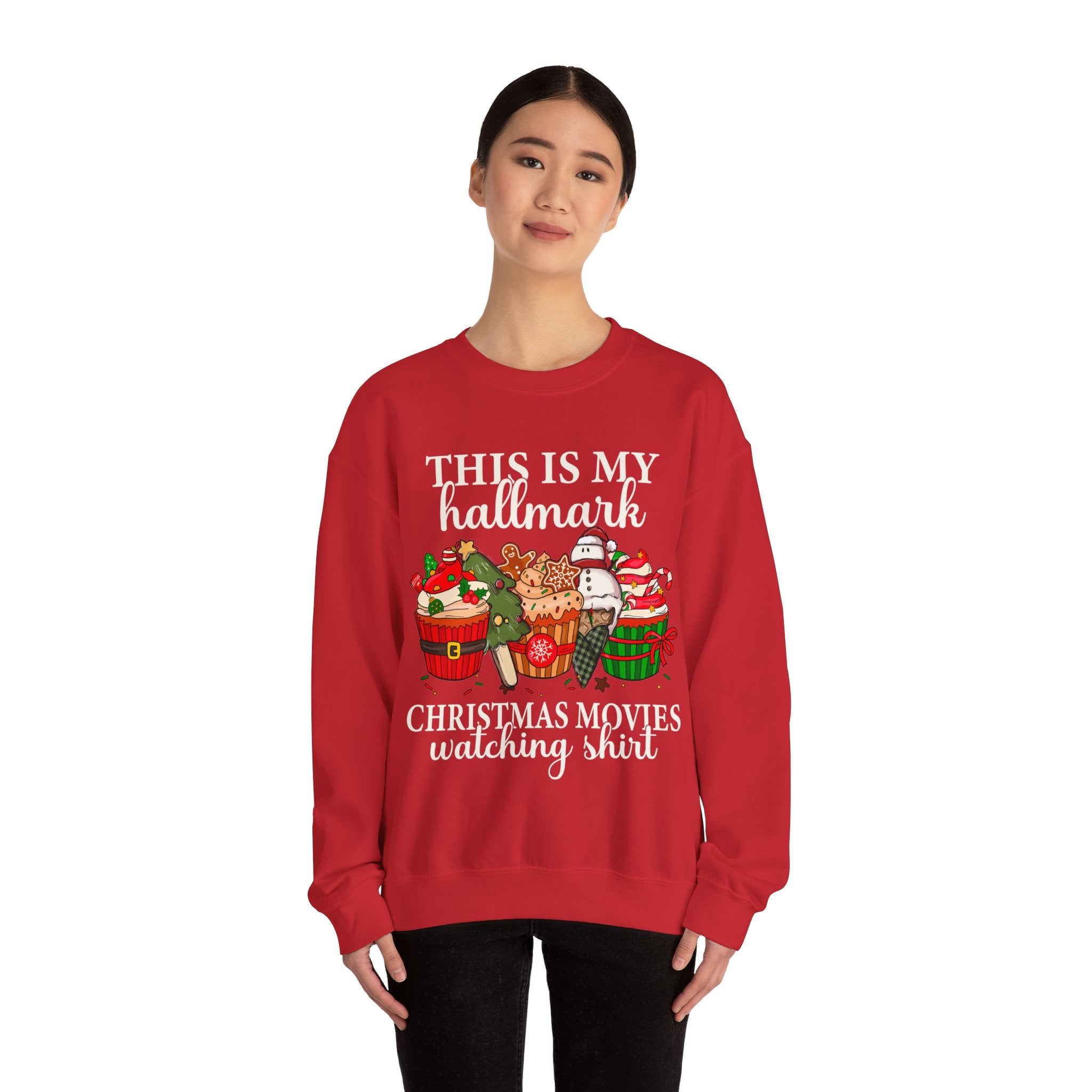 This is My Hallmark Christmas Movie Watching Sweatshirt, Hallmark Christmas Movies Shirt, Holiday Spirit Shirt, Hallmark Sweatshirt