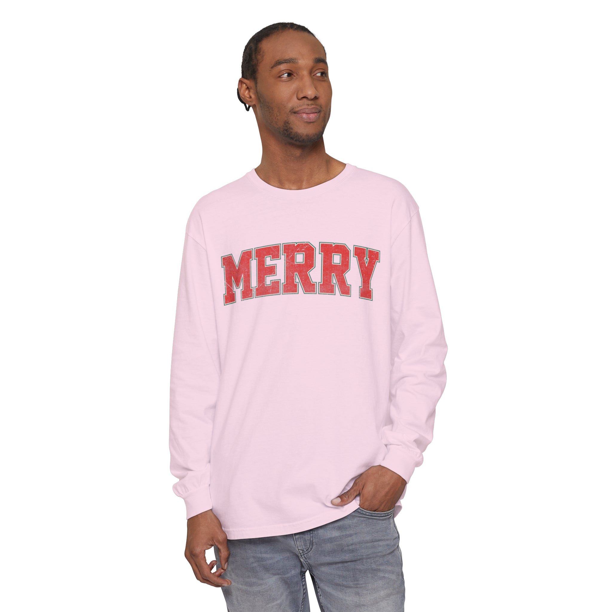 Long Sleeve Merry Shirt, Christmas Long Sleeve Shirt, Christmas Gift, Merry Christmas Tee, Merry Christmas Long Sleeve Shirt