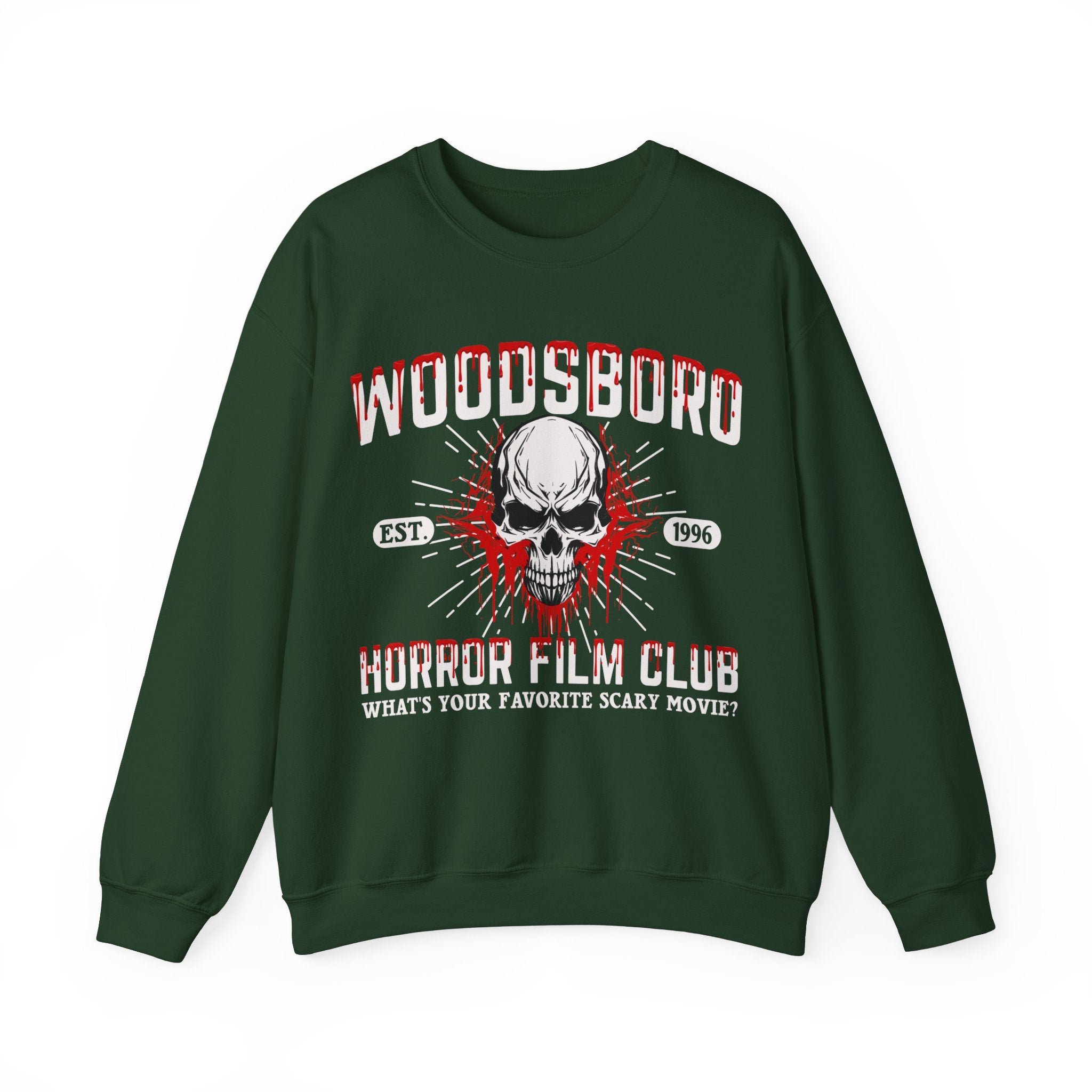 Woodsboro Sweatshirt, Woodsboro Horror Film Club Shirt, 90s Horror Movie Tee, Horror Movie Shirt, Woodsboro High Sweater, Horror Movie Gifts