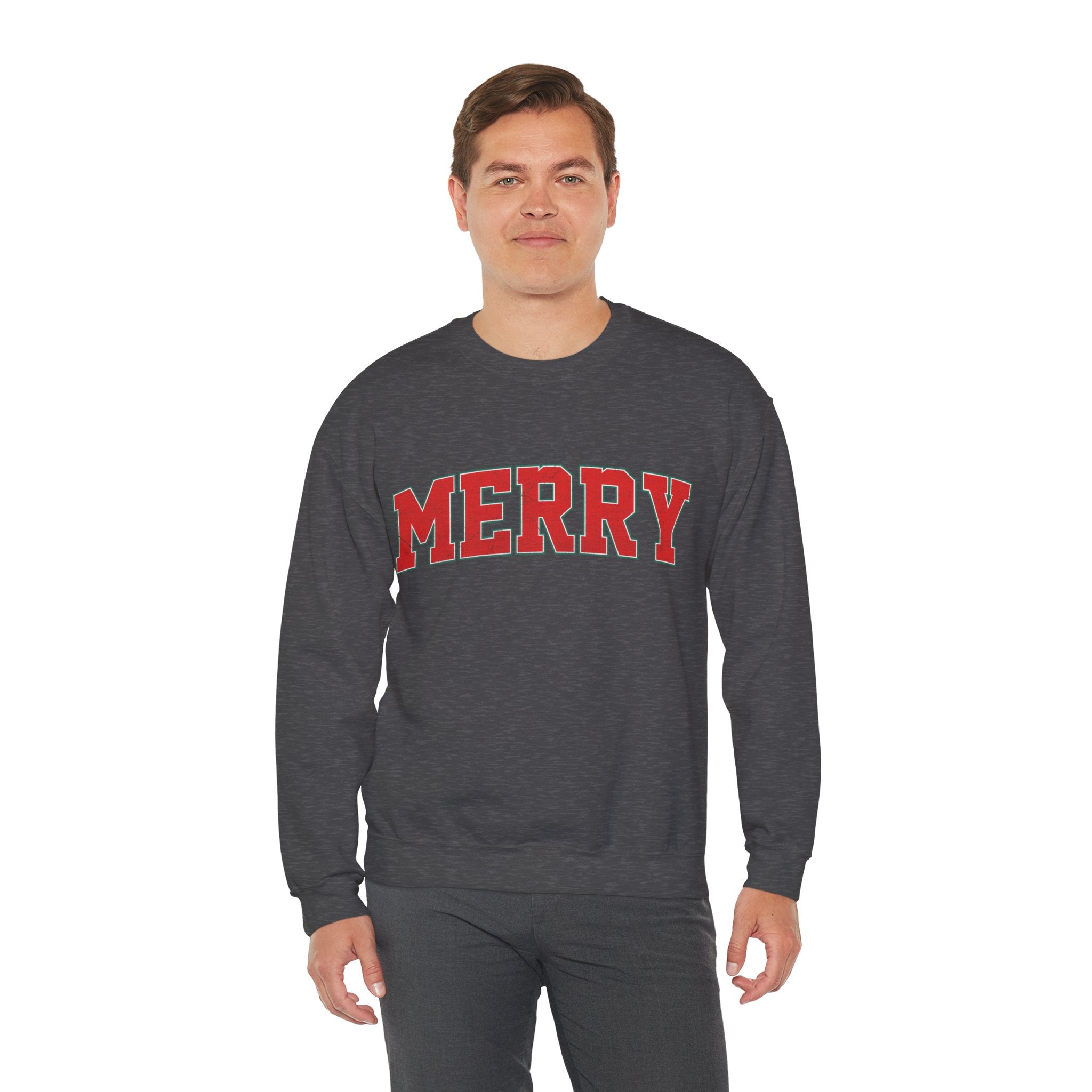 Merry Christmas Sweatshirt, Christmas Shirts, Cute Winter Sweater, Christmas Shirt for Women, Christmas Crewneck Sweatshirt, Holiday Sweater