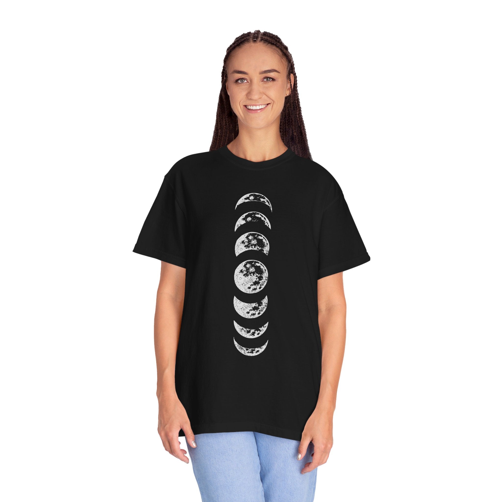 Moon Phase Shirt, Cute Boho Tee, Witchy Shirt, Mystic Moon Shirt, Astronomy Tee, Astology Lover TShirt, Celestial Shirt