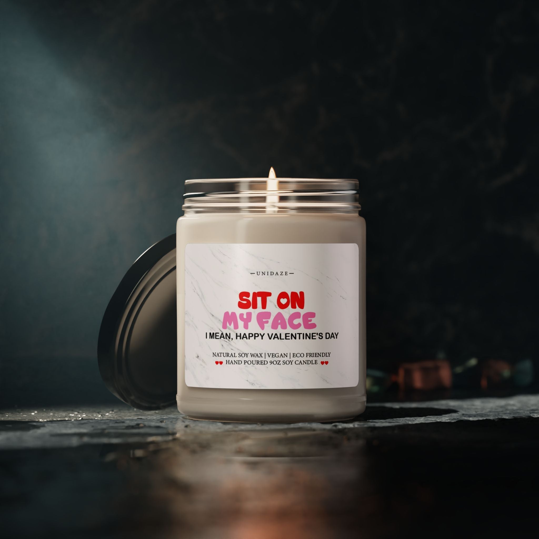 Sit On My Face Candle, Funny Husband Boyfriend Gift, Dirty Valentines Day Candle, Gifts For Him, Adult Humor Candle