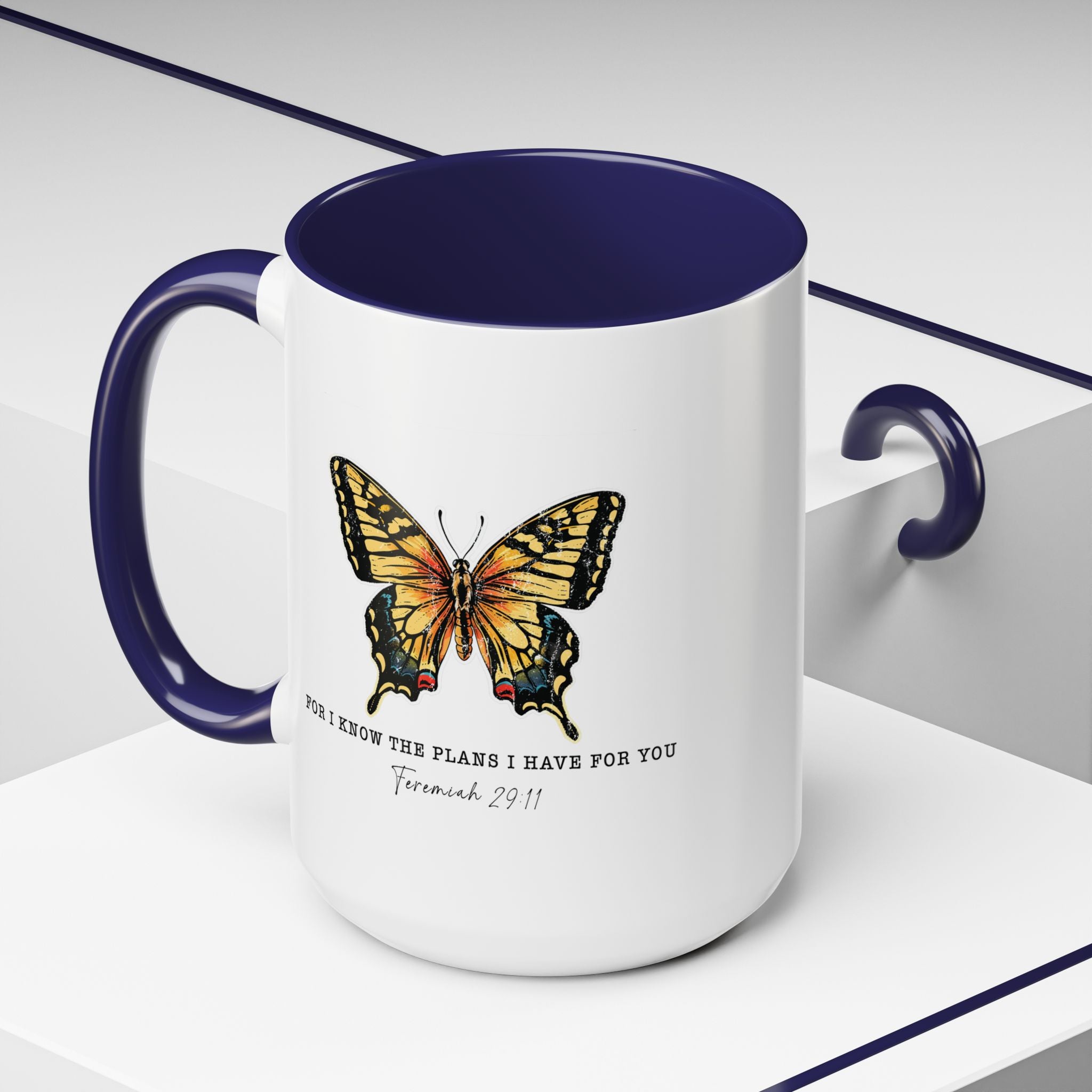 Religious Coffee Mug, Jesus Mug, For I Know The Plans I Have For You, Christian Cup, Faith Mug, Bible Verse