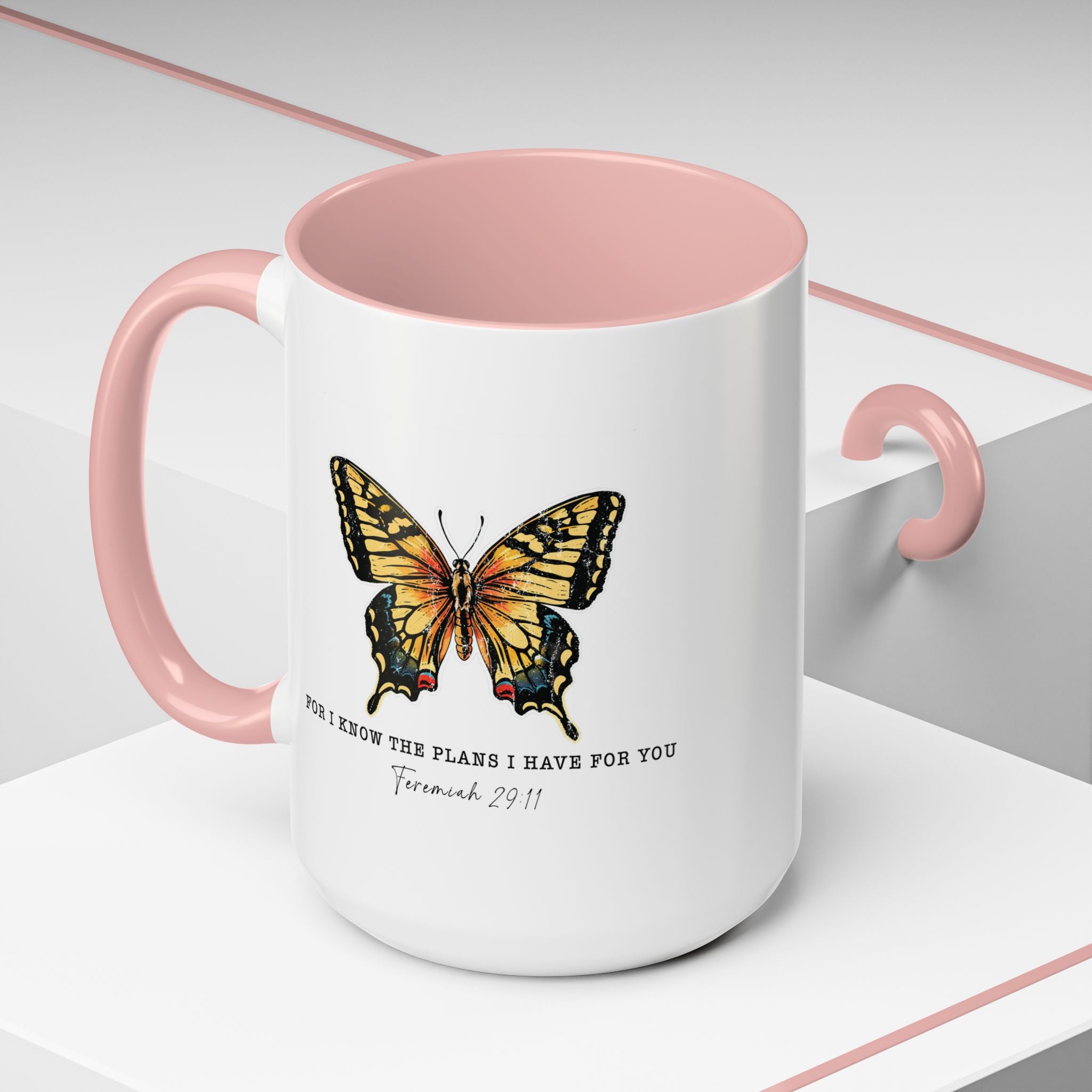 Religious Coffee Mug, Jesus Mug, For I Know The Plans I Have For You, Christian Cup, Faith Mug, Bible Verse