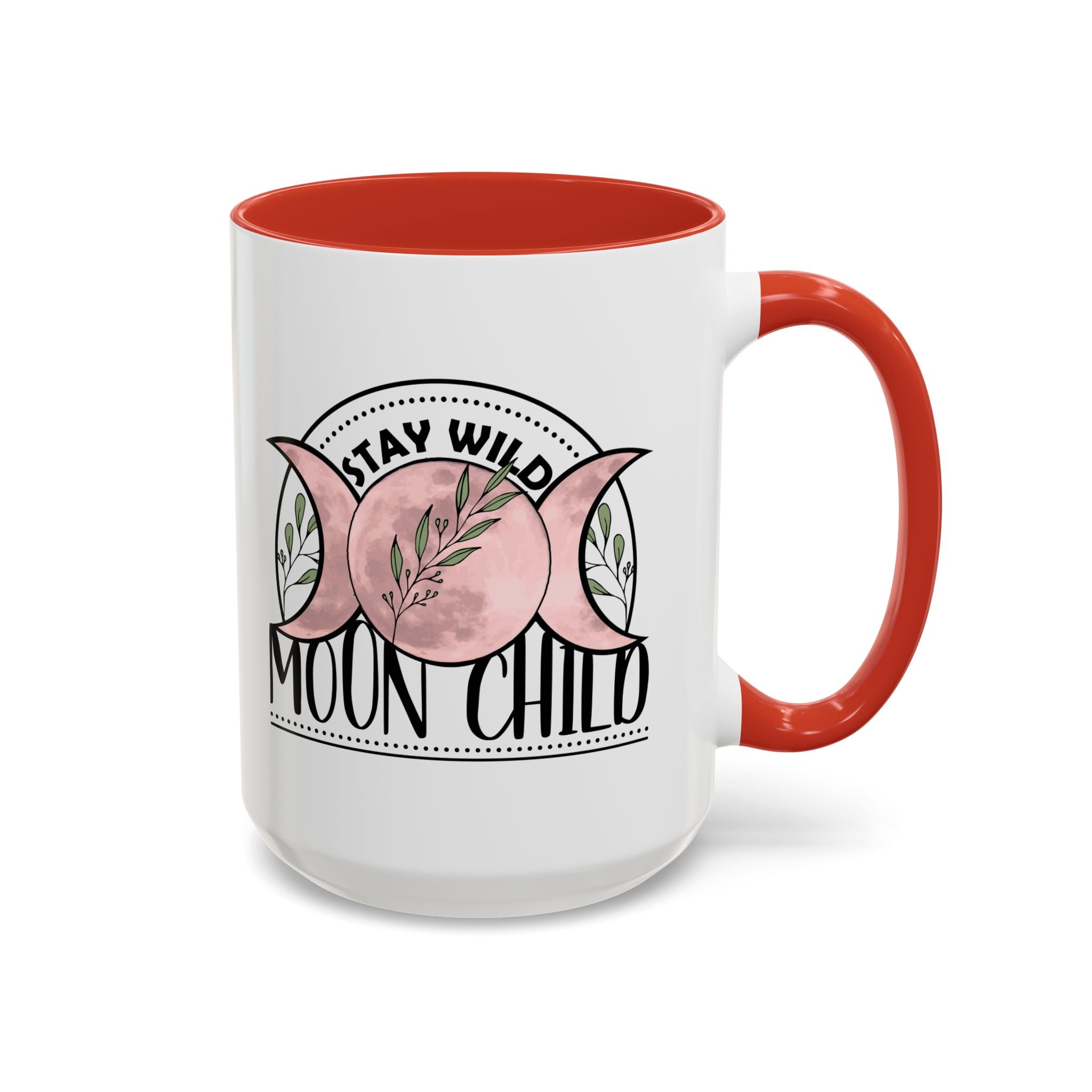 Stay Wild Moon Child Mug, Moon Coffee Mug, Witchy Mug, Mystical Mug, Nature Mug, Gift Mug, Boho Coffee Mug