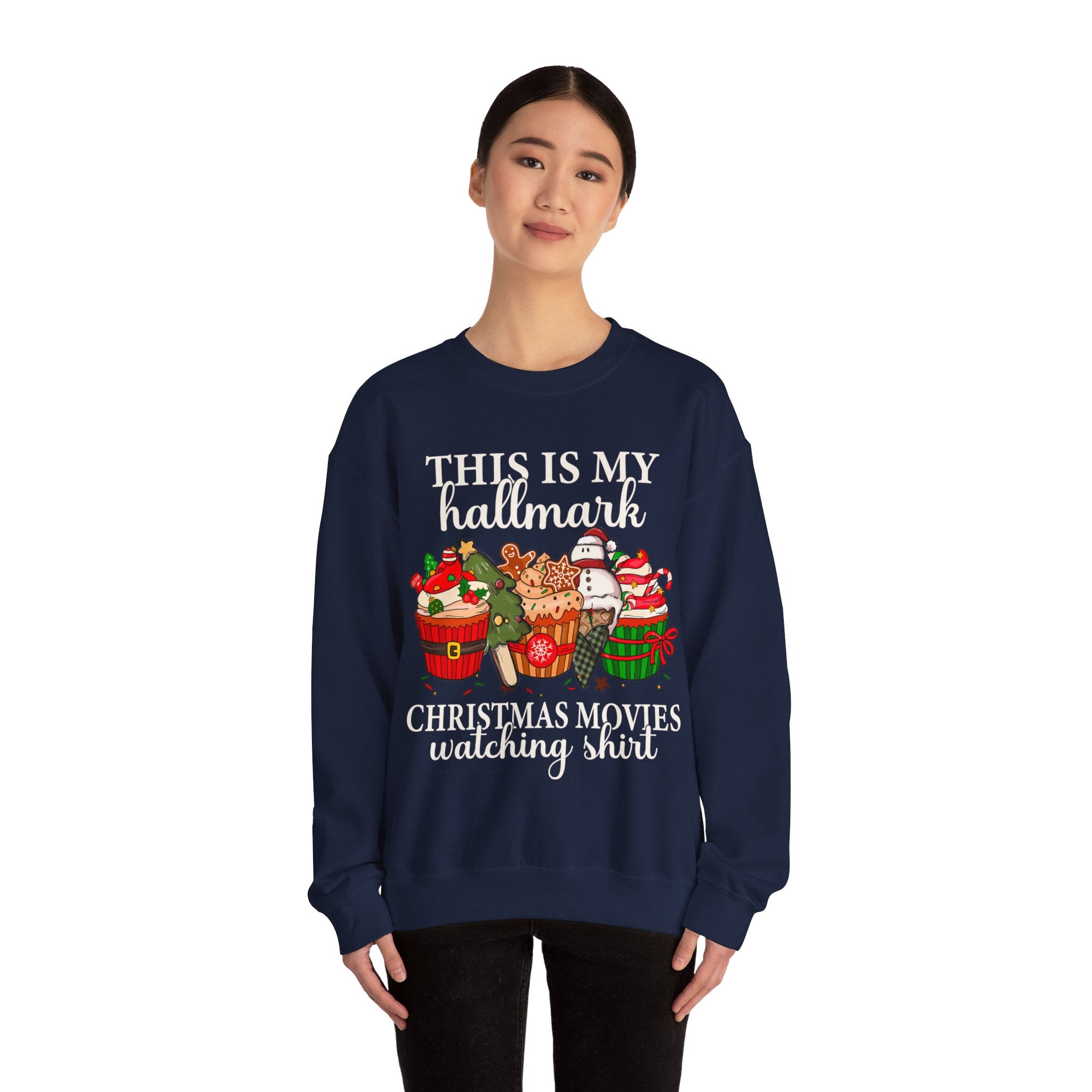 This is My Hallmark Christmas Movie Watching Sweatshirt, Hallmark Christmas Movies Shirt, Holiday Spirit Shirt, Hallmark Sweatshirt