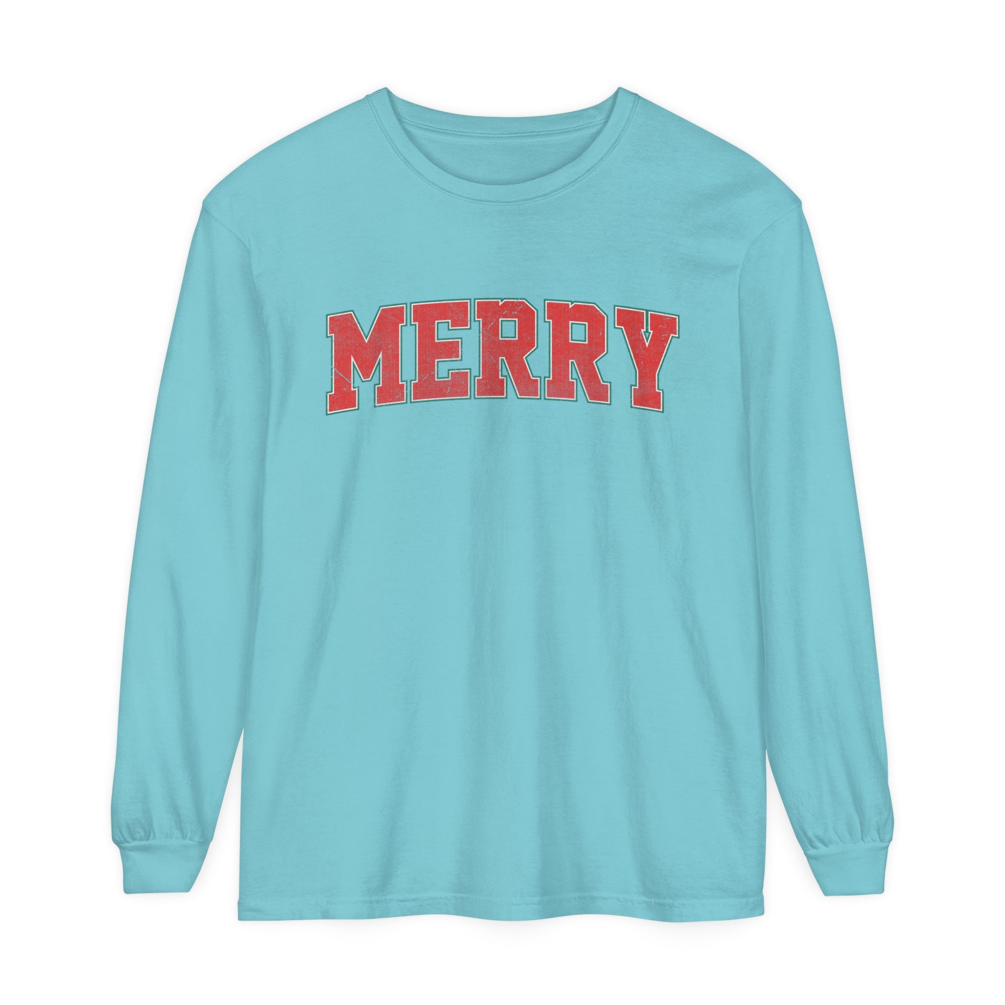 Long Sleeve Merry Shirt, Christmas Long Sleeve Shirt, Christmas Gift, Merry Christmas Tee, Merry Christmas Long Sleeve Shirt