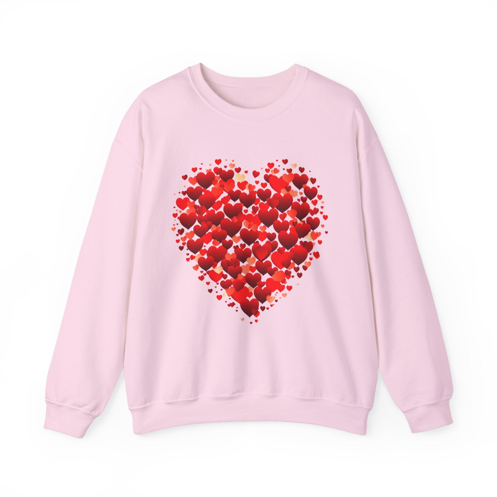 Valentines Day Cute Heart Sweatshirt, Valentines Shirt, Valentines Double Heart Sweatshirt, Red Heart Sweater, Valentines Love Shirt, Love Sweater