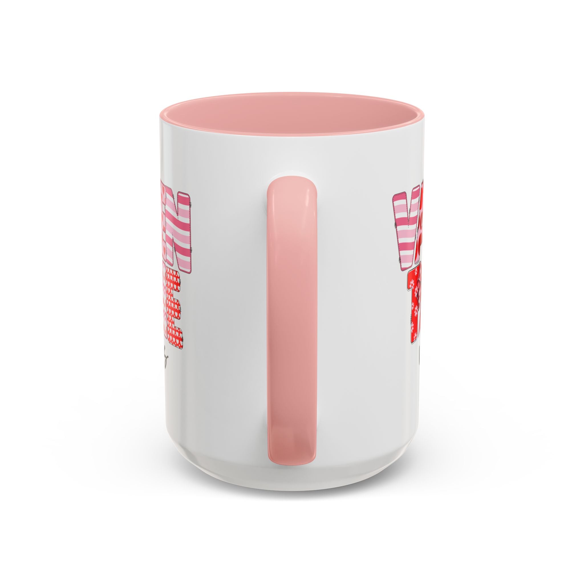Valentine Vibes Coffee Mug, Coquette Valentine Vibes Mug, Brushstroke Valentine Coffee Cup, Gift For Her