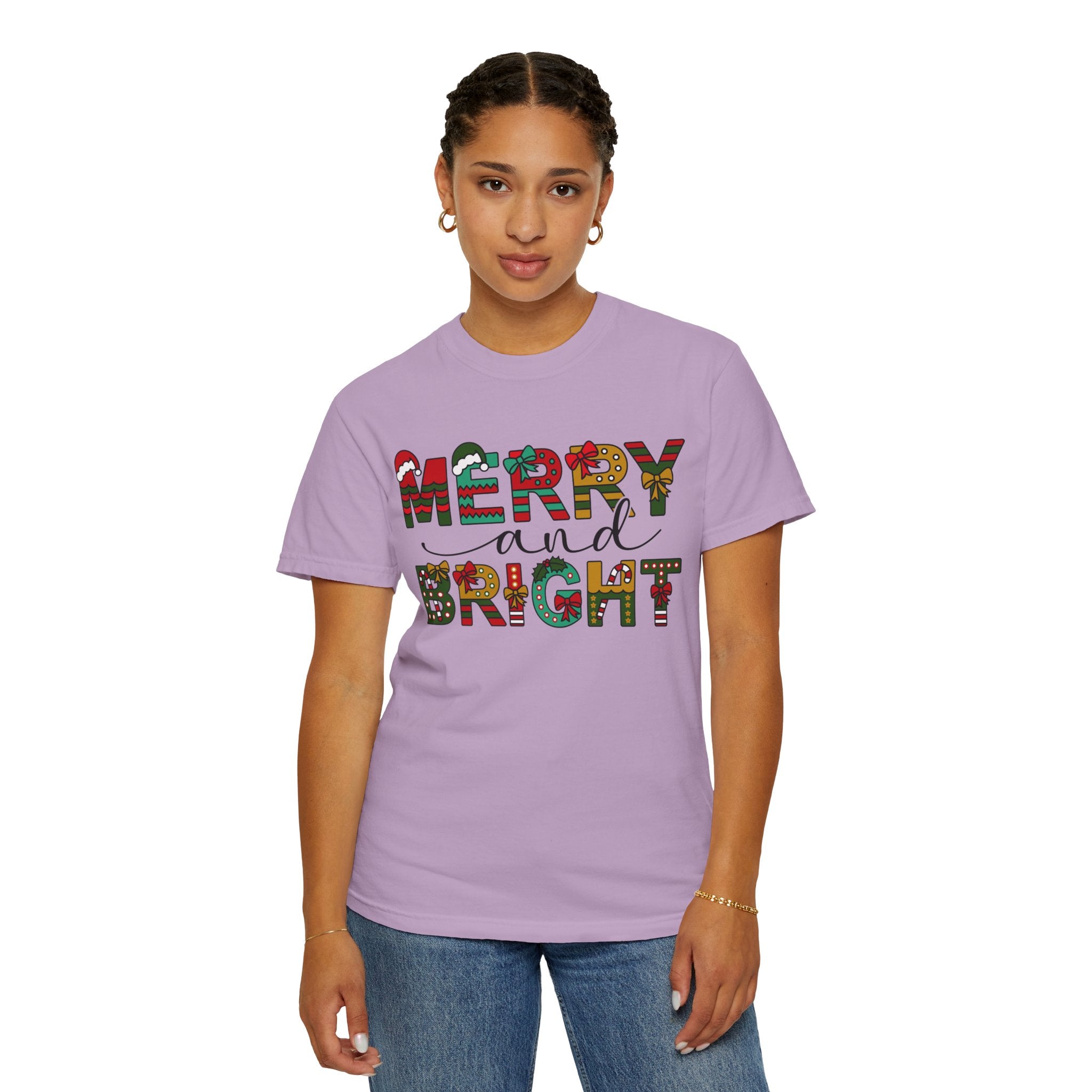 Merry and Bright Shirt, Christmas Tshirt, Family Christmas Shirt, Christmas Shirts for Women, Merry Christmas Shirt