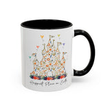 Disney Castle Floral Coffee Mug, Happiest Place on Earth Mug, Vintage Disney Coffee Cup, Magic Kingdom Mug