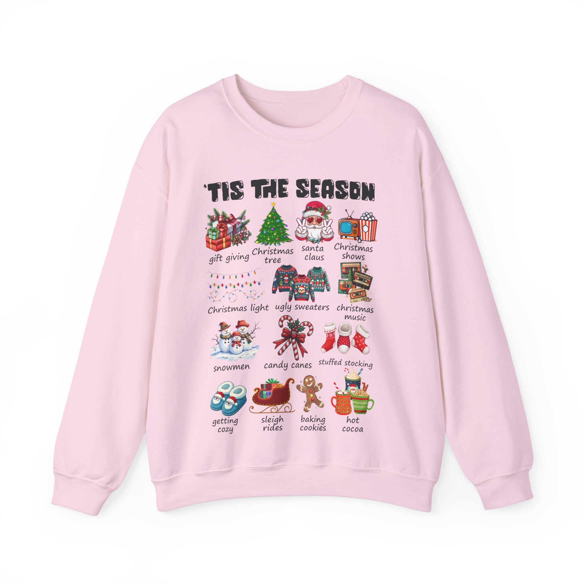 Tis the Season Christmas Sweatshirt, Christmas Tis The Season Shirt, Merry Christmas Shirt, Christmas Sweatshirt For Women, Cute Winter Top