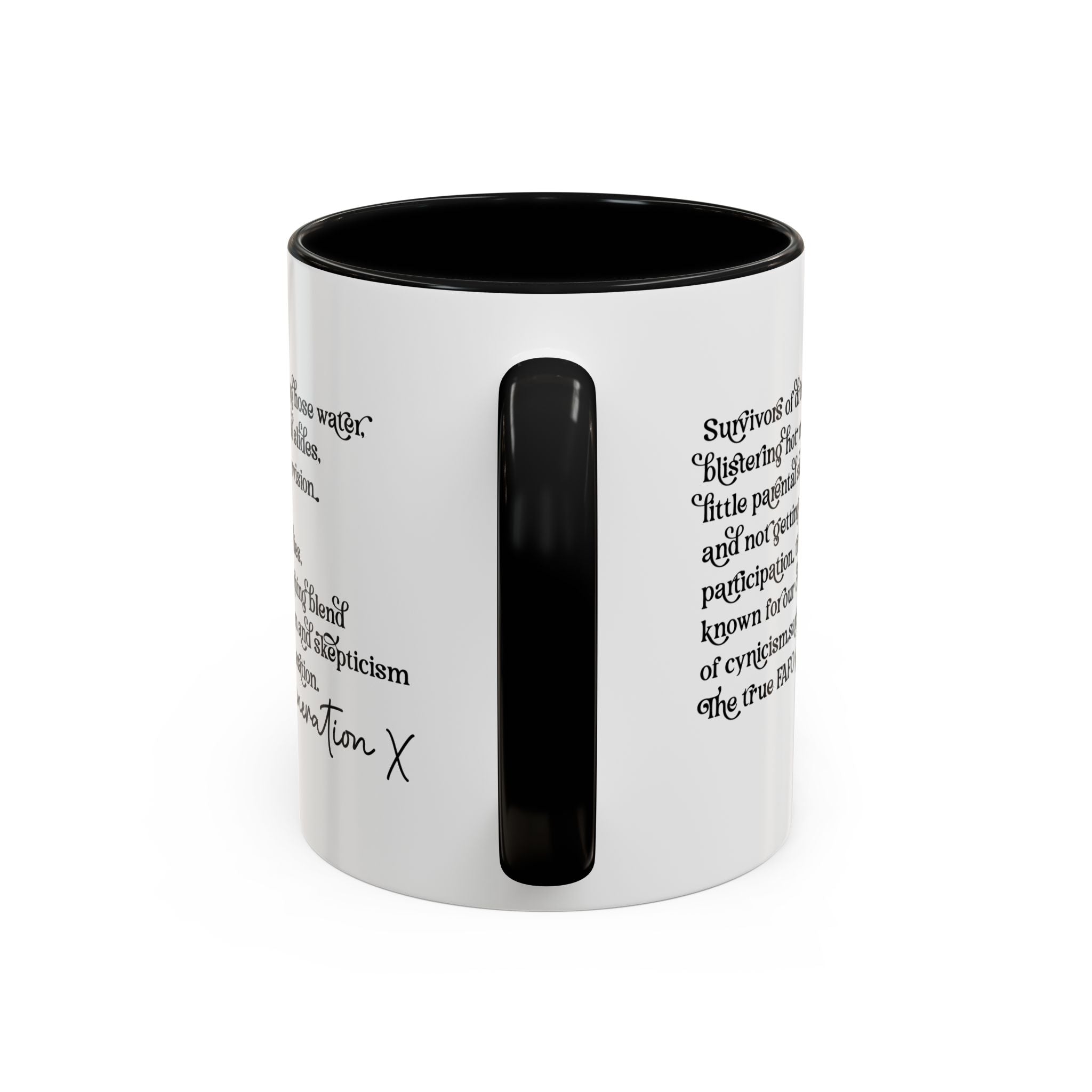 Gen X Raised on Hose Water and Neglect, Generation X, Gen X Gift, Gen X Mug, Funny Gen X Mug, Coffee Mug Cup, Coffee Mug Gift