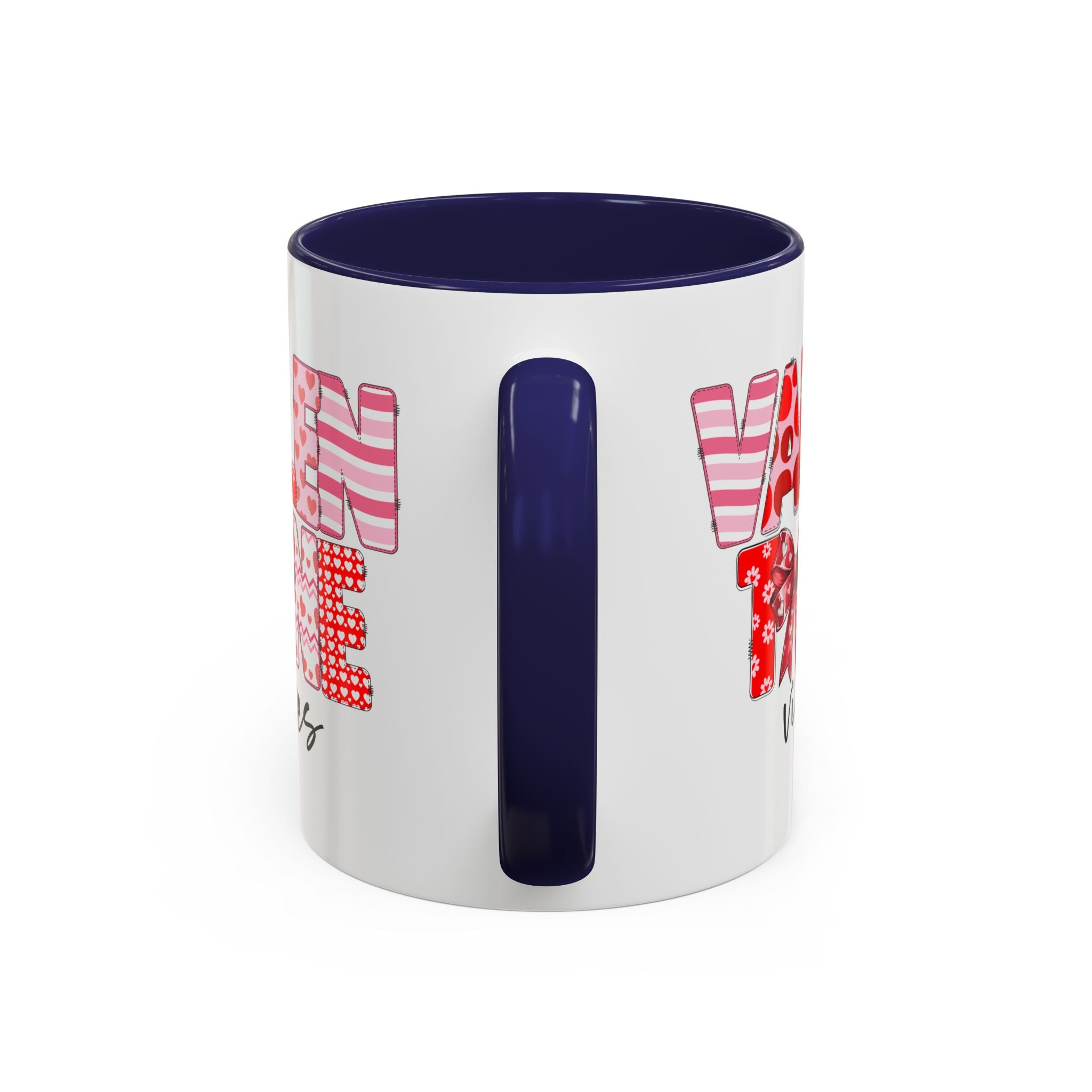 Valentine Vibes Coffee Mug, Coquette Valentine Vibes Mug, Brushstroke Valentine Coffee Cup, Gift For Her