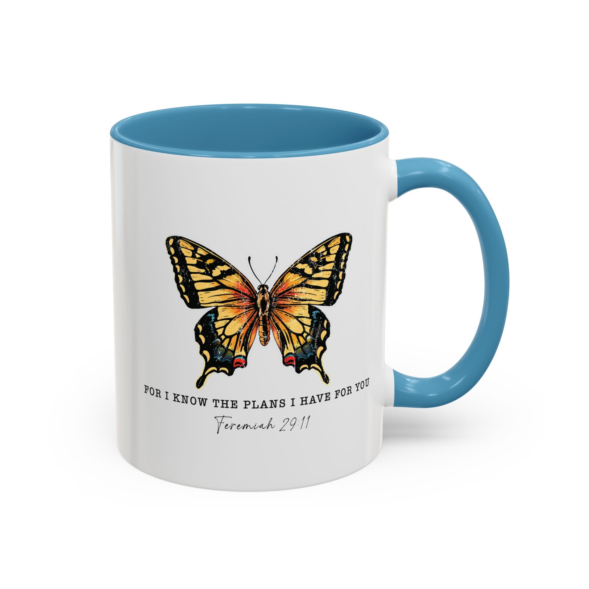 Religious Coffee Mug, Jesus Mug, For I Know The Plans I Have For You, Christian Cup, Faith Mug, Bible Verse