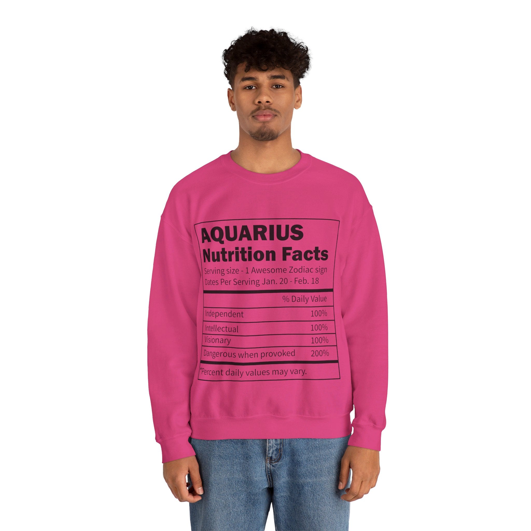 Zodiac Sign Nutrition Facts Sweatshirt, Horoscopes Shirt, Astrology Shirt, Summer Tees, Birthday Gift Ideas for Best Friends, Girl Friends