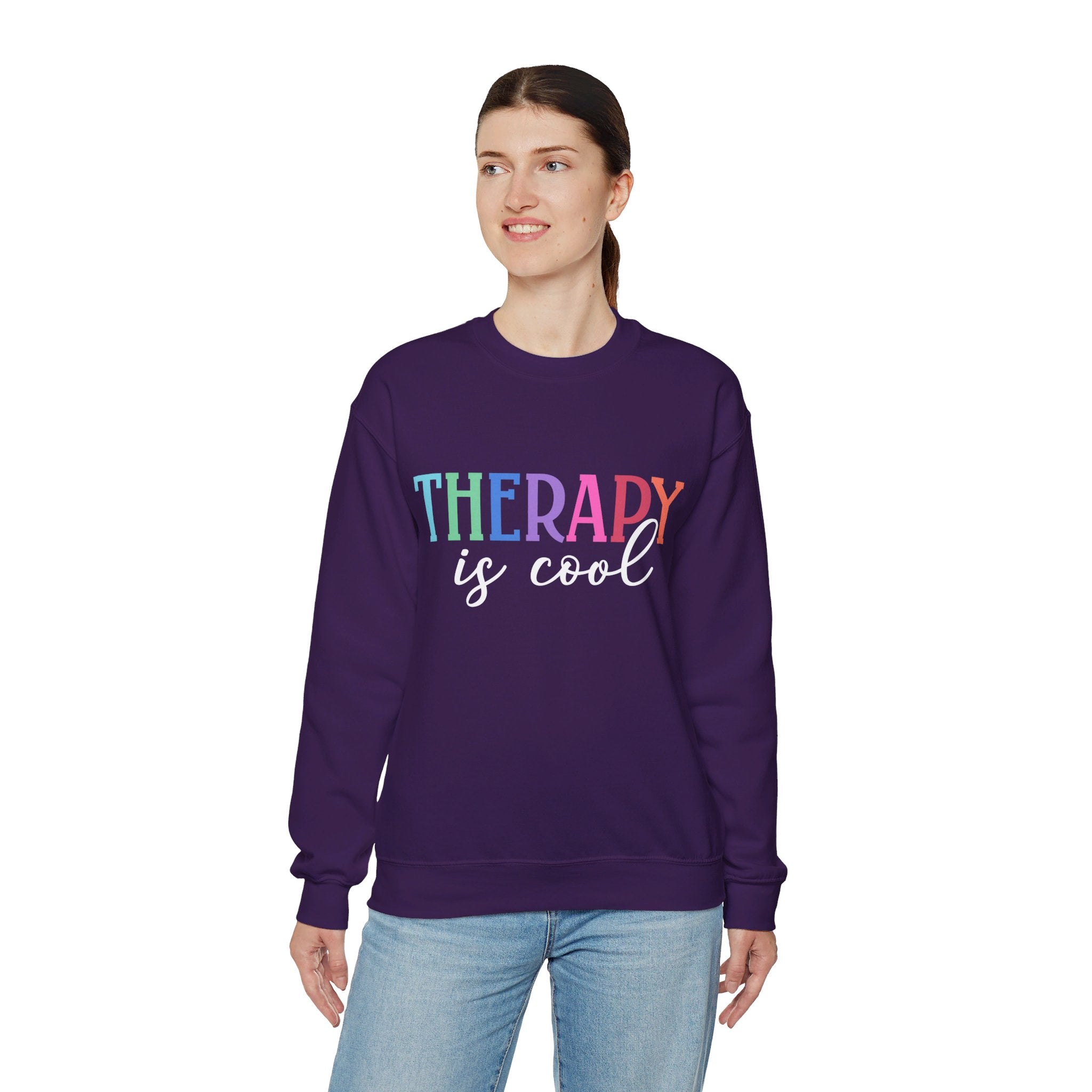 Therapist Sweatshirt, Therapy is cool Sweatshirt, Therapy is Cool shirt, Mental Health Matters, Therapist Shirt, Gift for Therapist