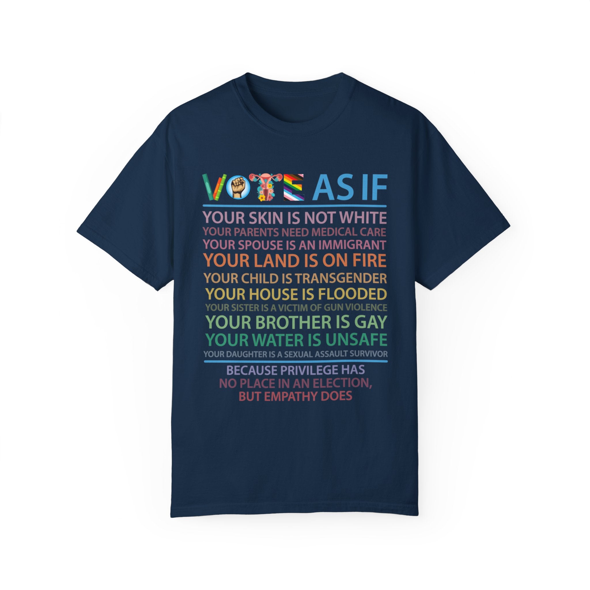 Vote As If Shirt, Custom Register Tee, Election Shirt, Voter T-Shirt, Voting Tee, Vote Gift, Equality Shirt, Pro Choice Shirt, Roe v Wade Shirt