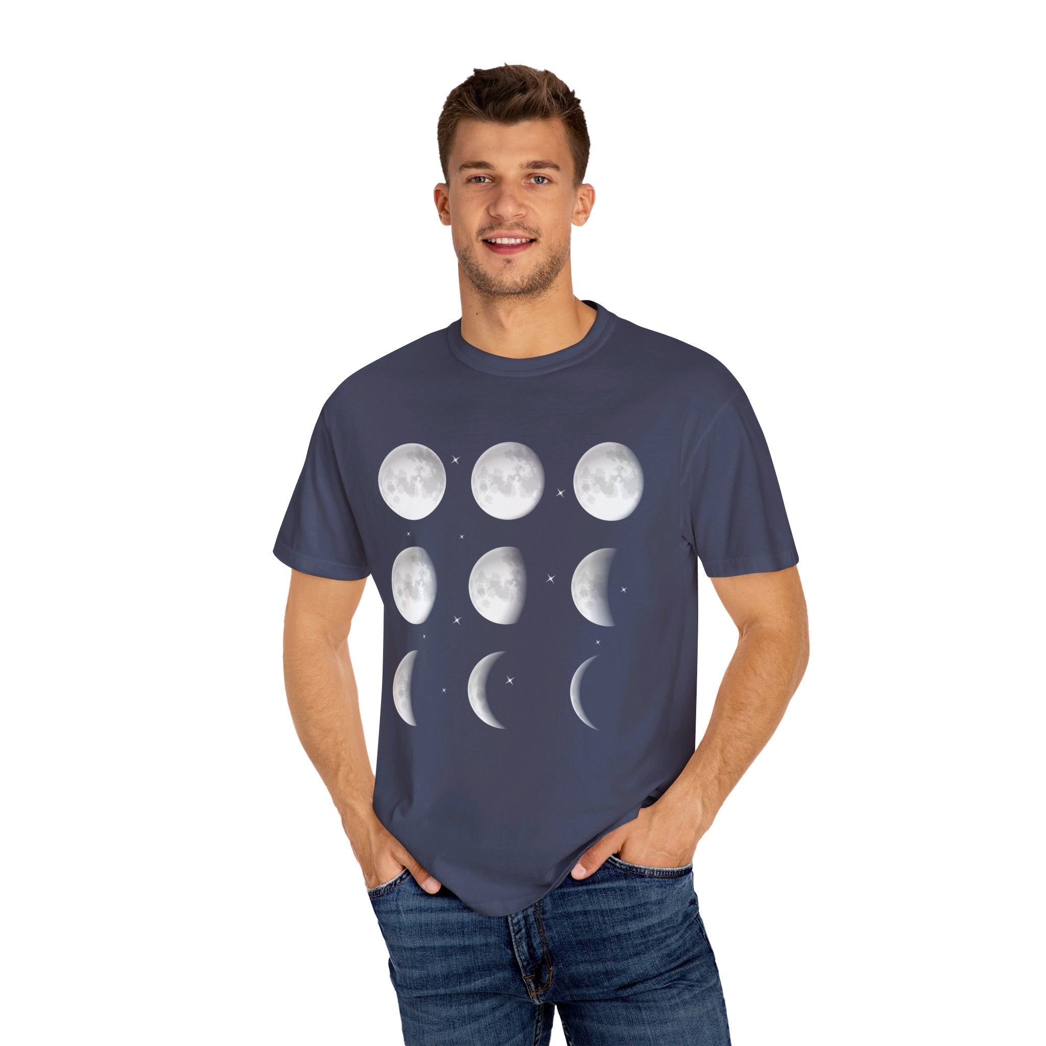 Moon Phase Shirt, Celestial Shirt, Astrology Shirt, Spiritual Shirt, Aesthetic Shirt, Moon Shirt, Mystical Shirt, Astronomy Shirt, Retro Tee