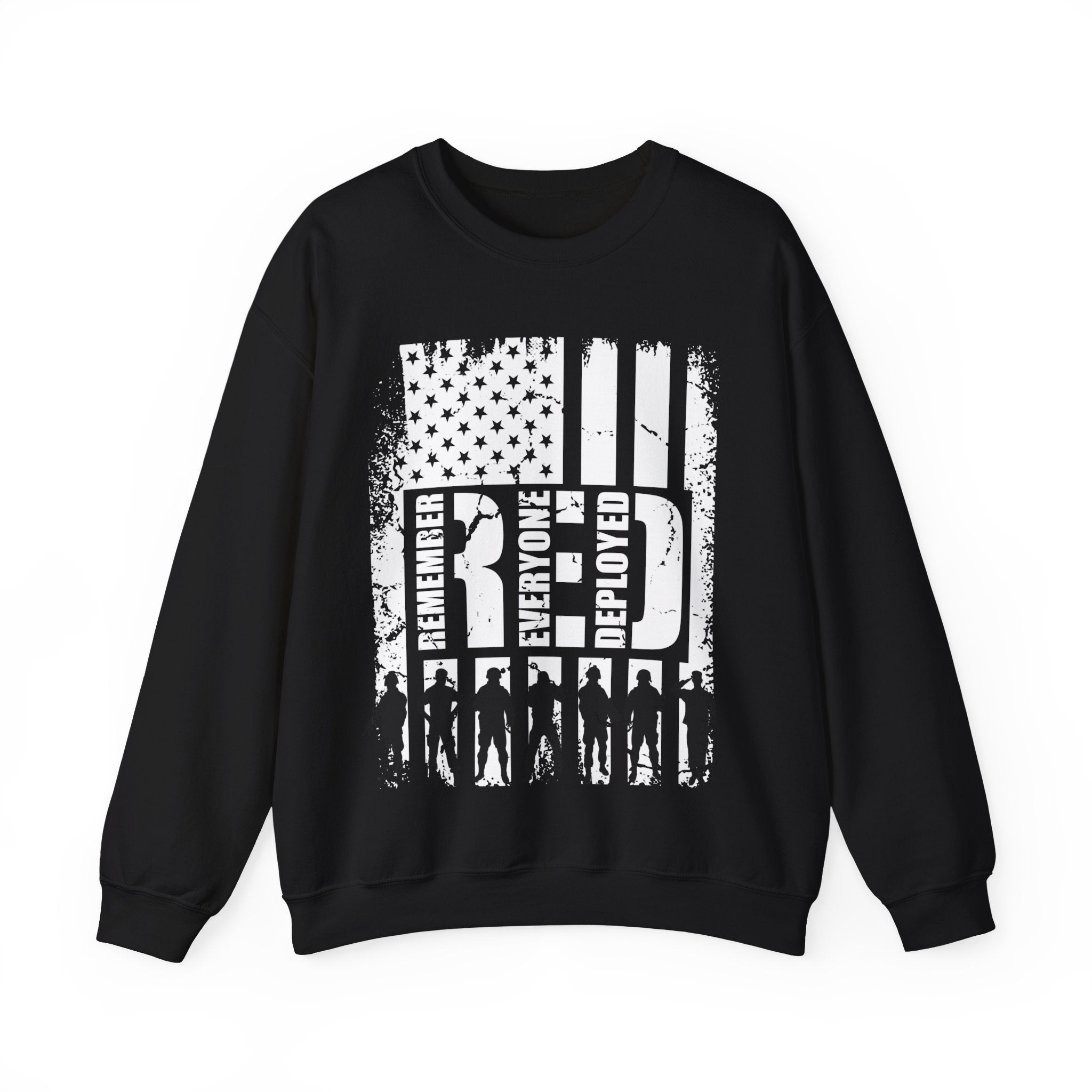 Red Friday Remember Everyone Deployed Sweatshirt, Red Friday Sweater, American Flag Us Veteran Sweatshirt, Red Friday Shirt, Veteran Shirt