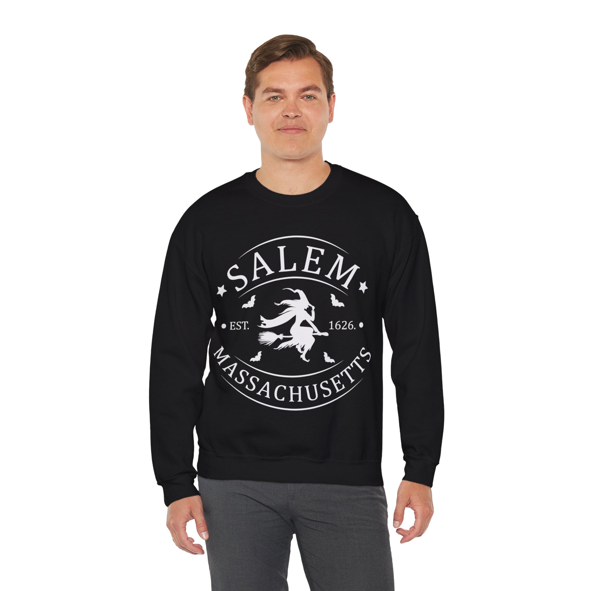 Salem Massachusetts Halloween Sweatshirt, Salem Witches Shirt, Halloween Shirt, Salem Sweatshirt, Salem 1626 Sweatshirt