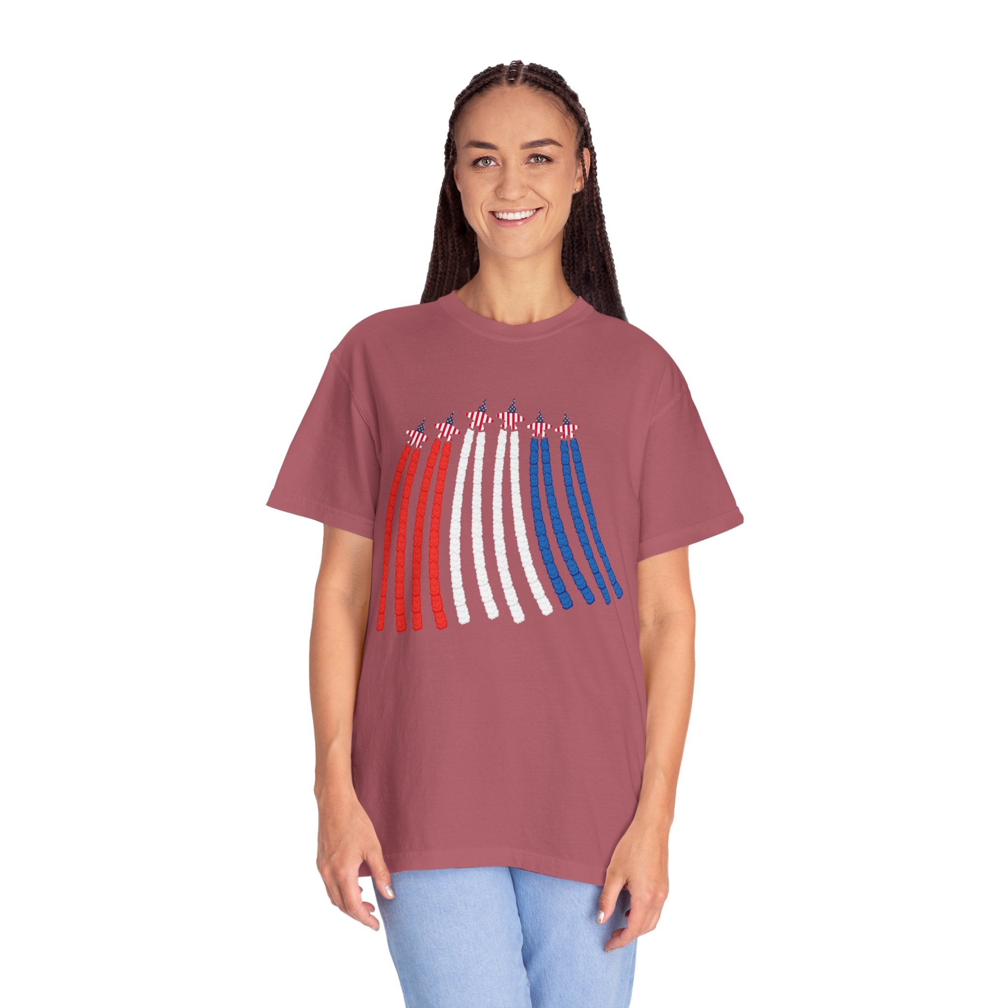 USA Air Force Flyover TShirt, Red White Blue Shirt,4th Of July Shirt, American Flag Tee, Air Force Shirt, Freedom Shirt, Airplane Show Shirt