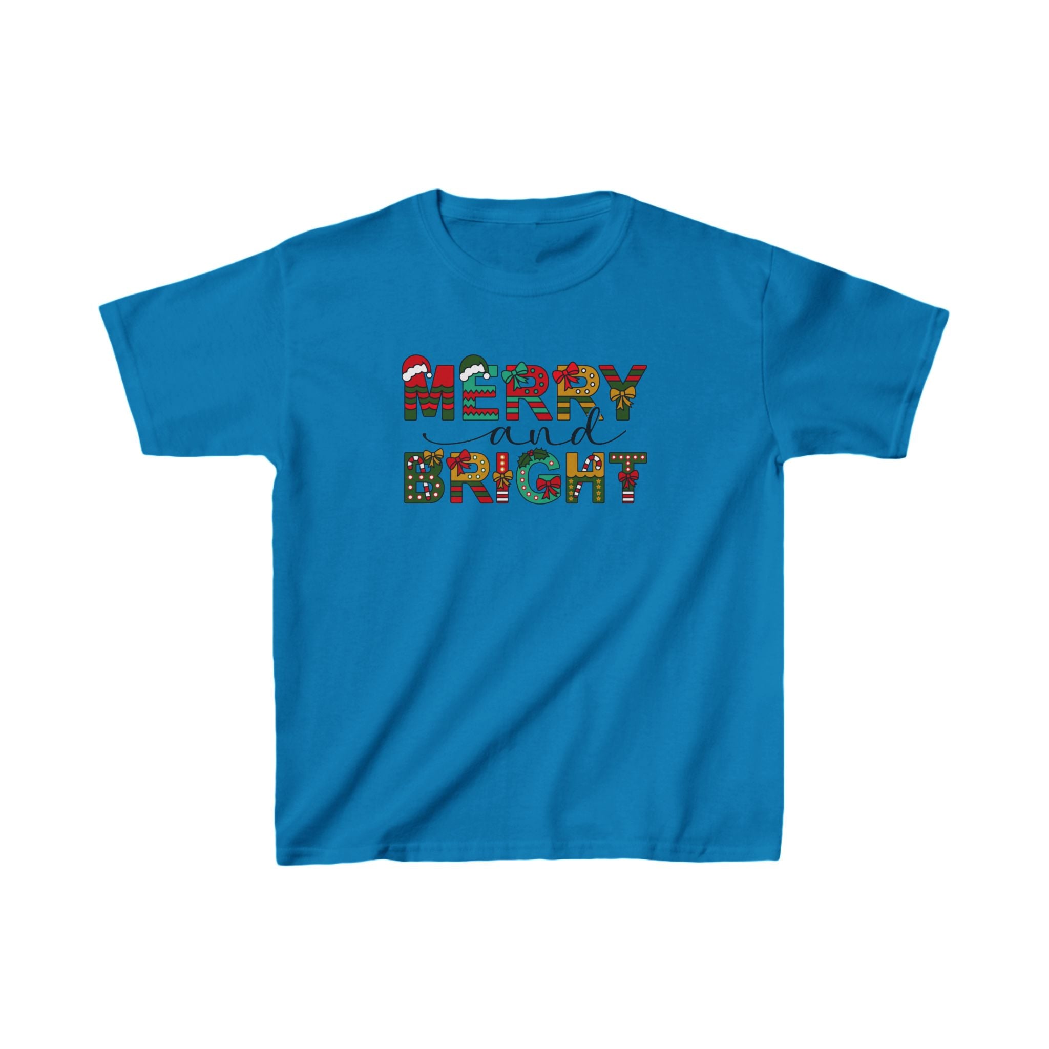 Merry And Bright Christmas Shirt for Kids, Christmas Shirts for Women, Toddler Holiday Shirts, Christmas Shirt, Gift For Christmas, Holiday Tee