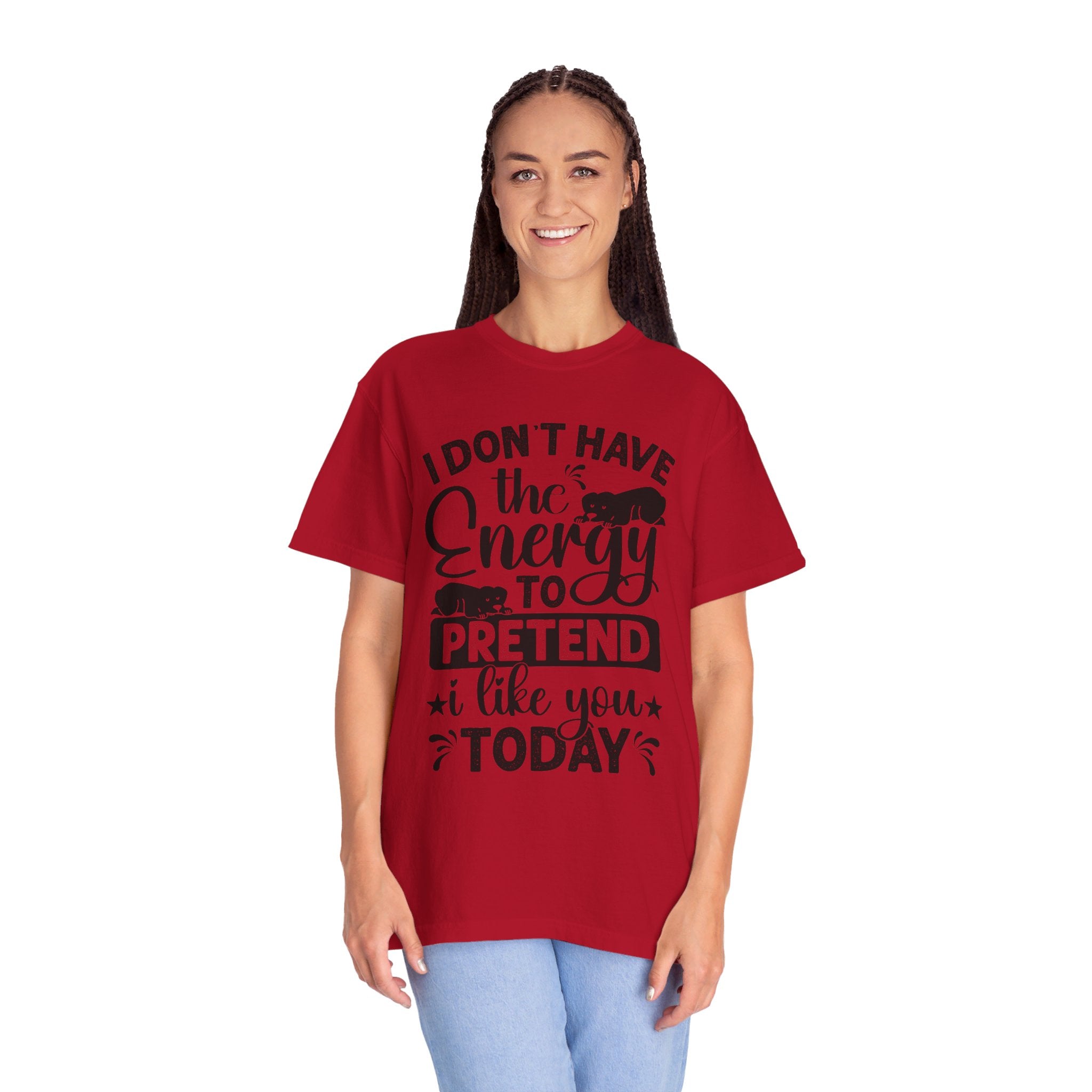 I Don't Have The Energy To Pretend I Like You Today Shirt, Funny Sarcastic Shirt, Sarcastic Quote Shirt, Sarcastic Shirt, Funny Women's Tee