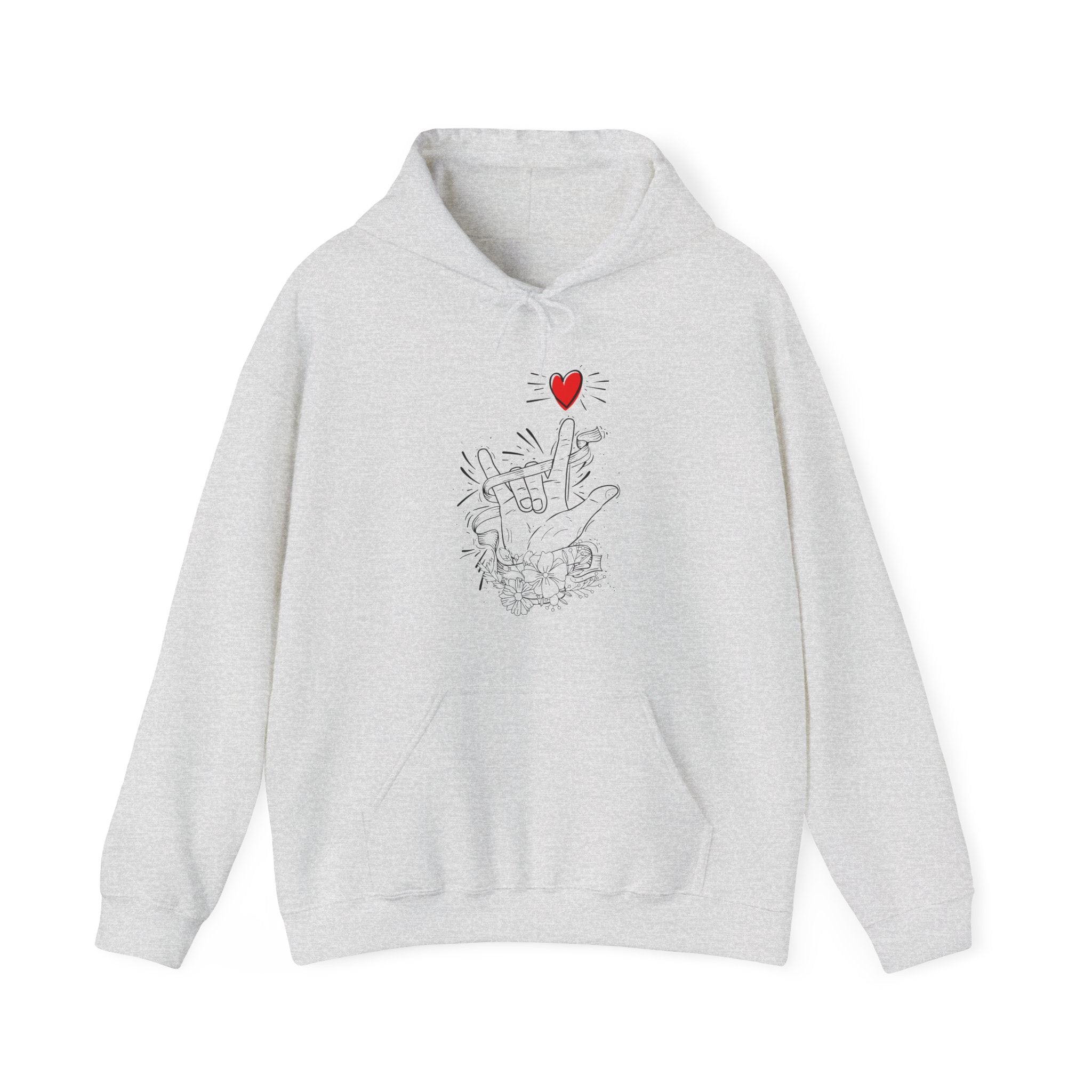 I Love You Hand Sign Hoodie, ASL Hoodie, American Sign Language Love Hand Sign Hoodie, Inspirational Hoodie, Motivational, Cute Asl Gifts