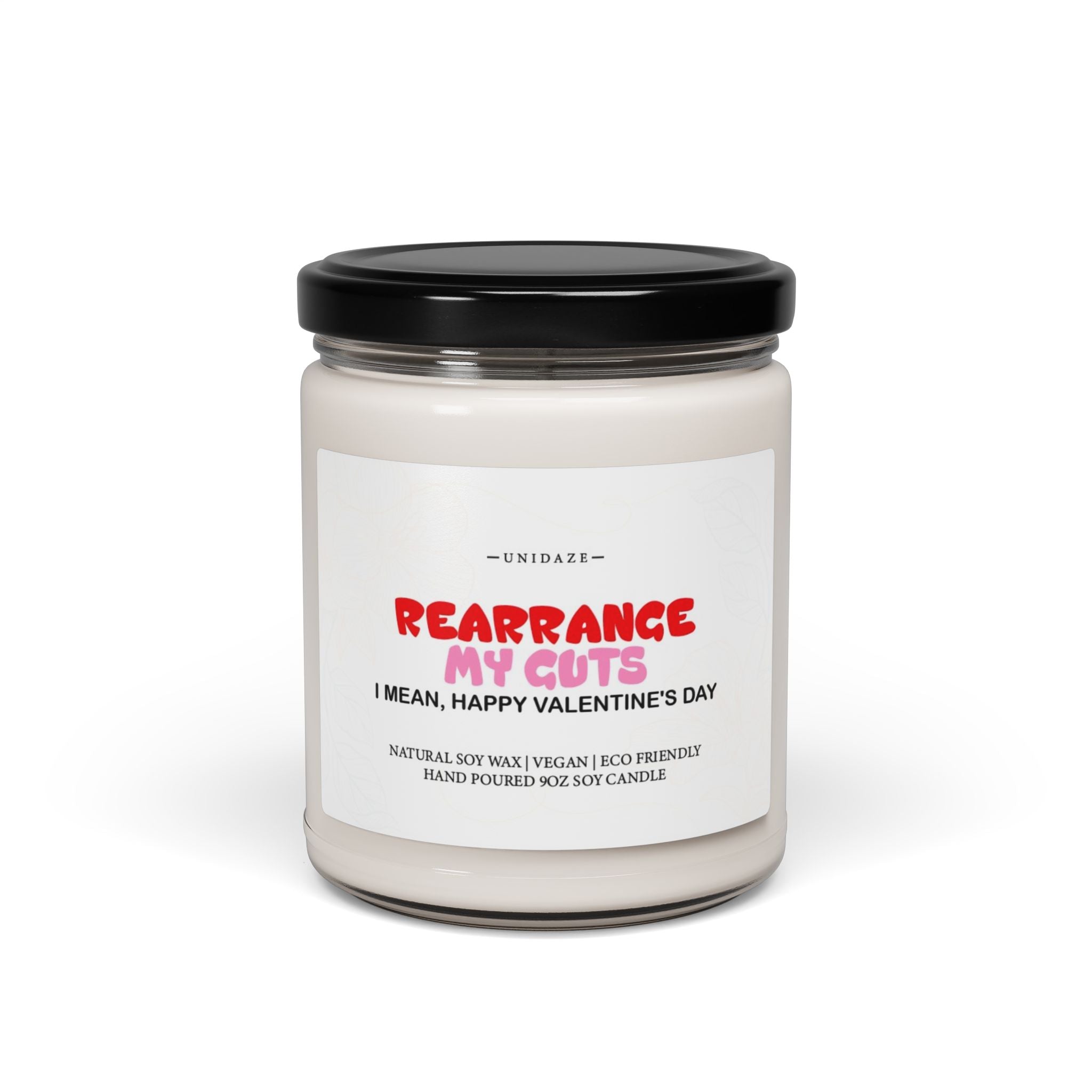 Rearrange My Guts Candle, Funny Husband Boyfriend Gift, Dirty Valentines Day Candle, Gifts For Him, Adult Humor Candle