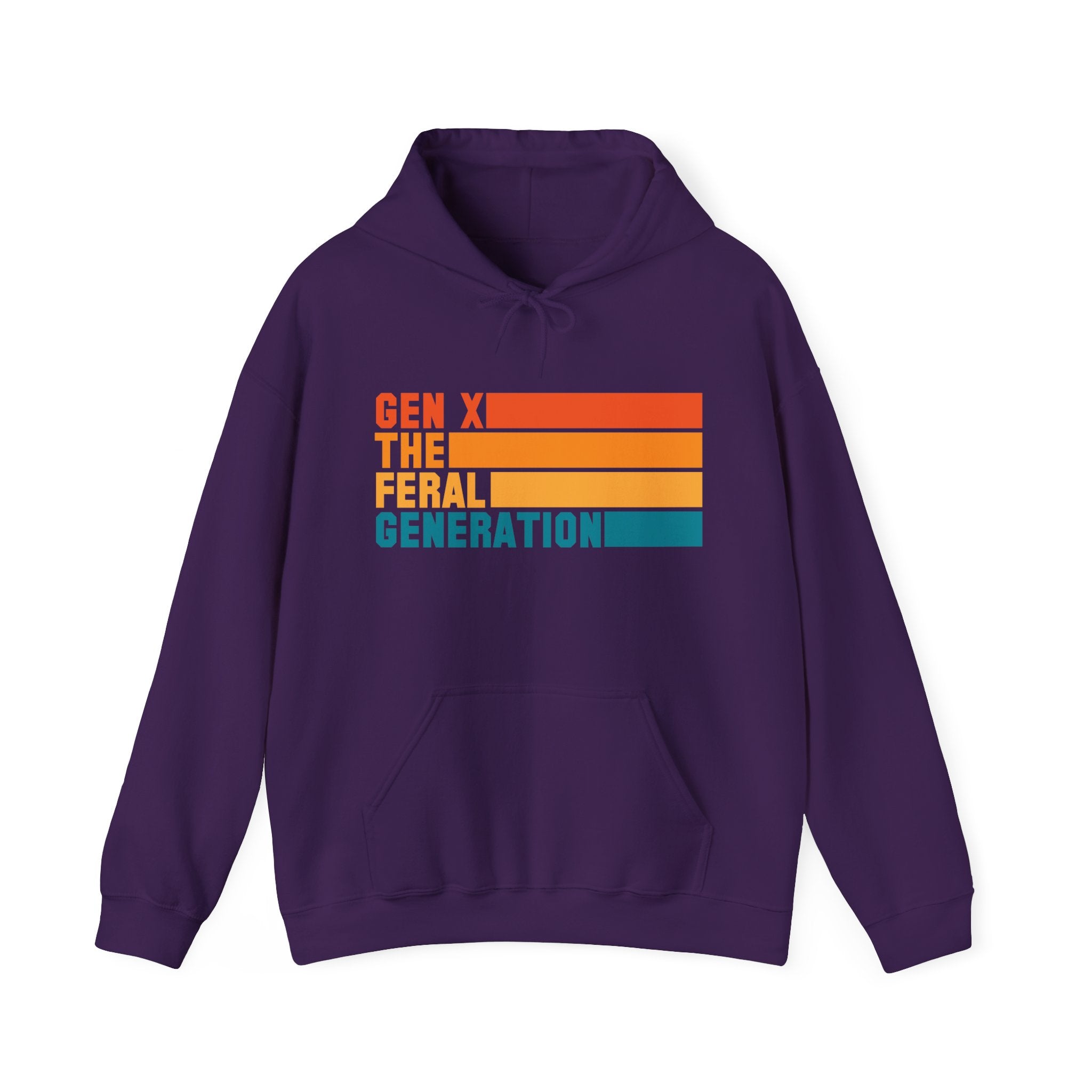 Gen X The Feral Generation Hoodie, Gen X Hoodie, Generation X Hoodie, Retro Gen X Hooded Sweatshirt, Cute Gen X Hoodie, Trendy Gen X Hoodie