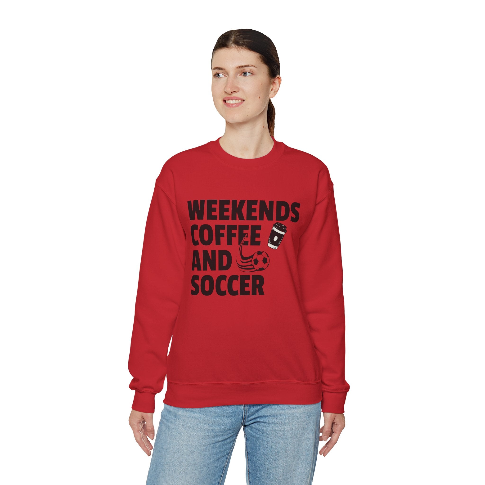 Weekends Coffee Soccer Sweatshirt, Soccer Sweatshirt, Soccer Mom Sweater, Game Day Sweatshirt, Soccer Gift, Soccer Shirt