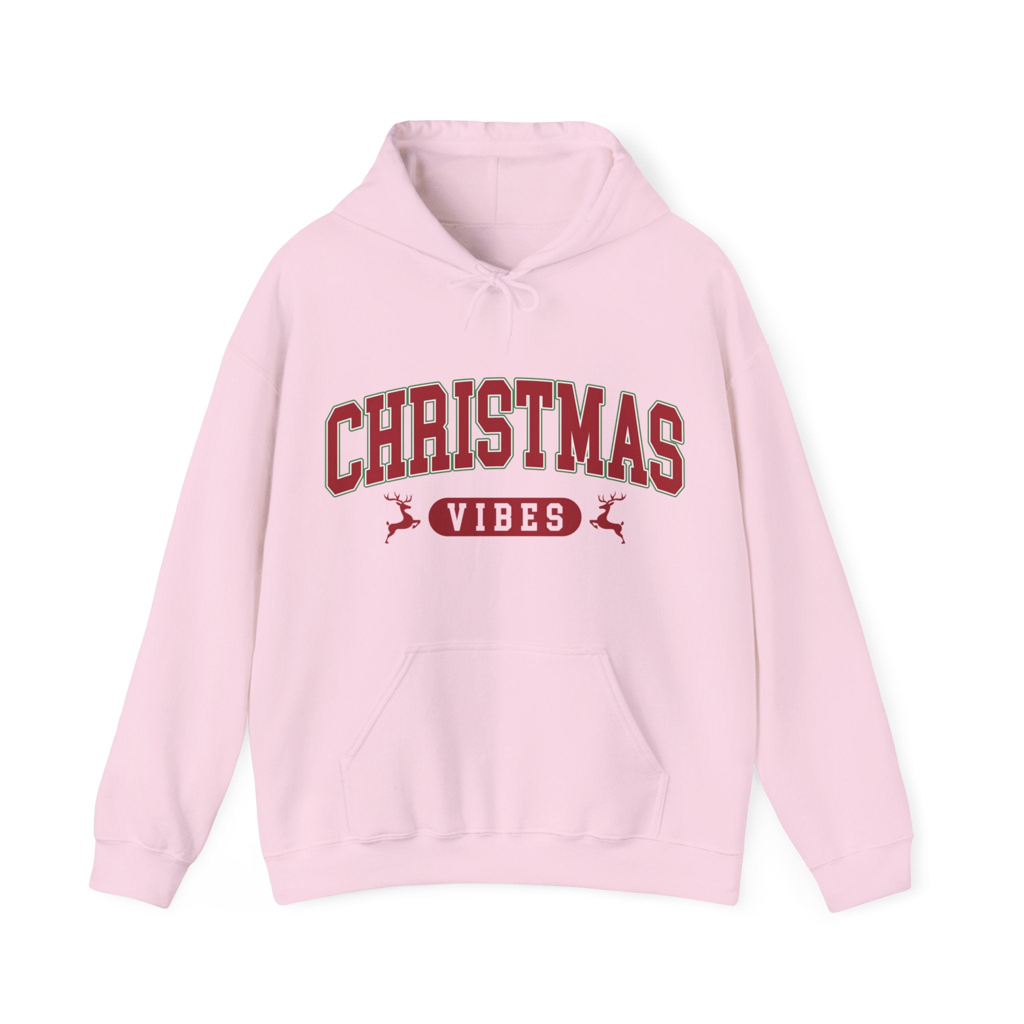 Retro Christmas Vibes Hoodie, Womens Christmas Hoodie, Holiday Sweater, Cute Christmas Hooded Sweatshirt, Christmas Gift, Winter Shirt