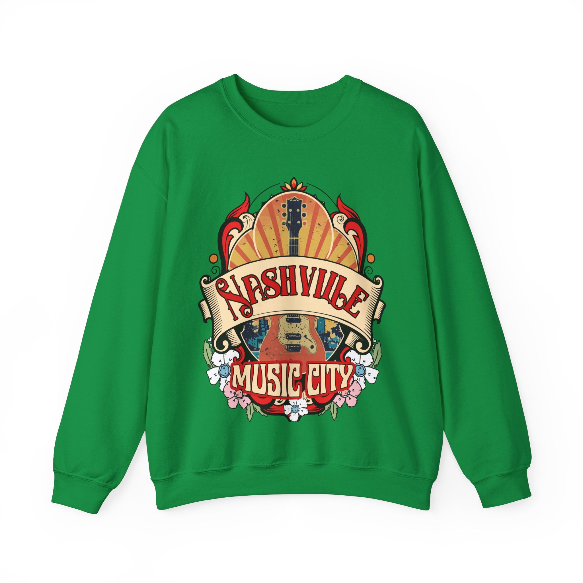 Nashville Tennessee Western Sweatshirt, Country Music Shirt, Vintage Nashville T-Shirt, Country Music Shirt Guitar Tees