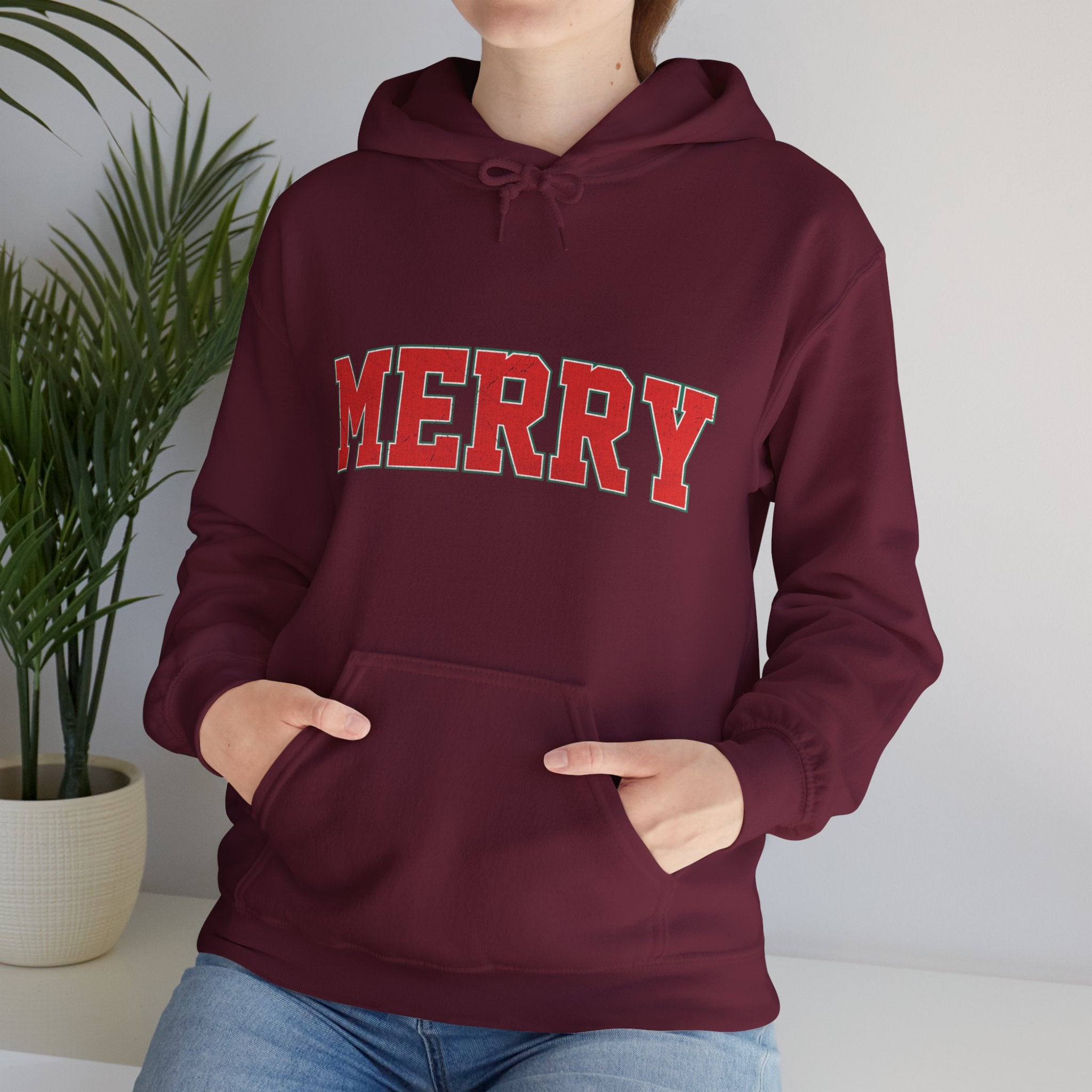 Merry Christmas Hoodie, Christmas Hoodie, Cute Winter Merry Hoodie, Christmas Shirt for Women, Christmas Hooded Sweatshirt, Holiday Sweater